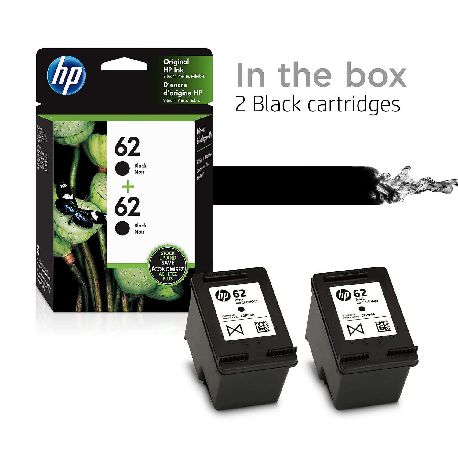 HP T0A52AN Inkjet Cartridge (Black, 2-PACK) in Retail Packaging HEWT0A52AN 3