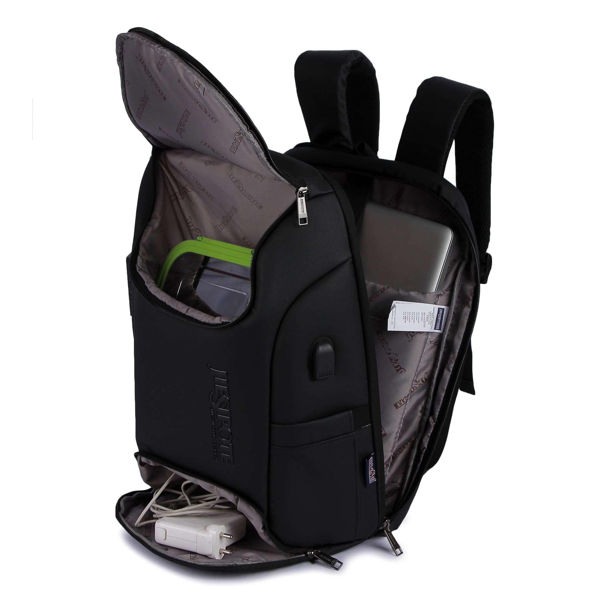 Wellway Digital Camera Backpack, Men's Backpack, Compact Backpack, Black Backpack for Men 5