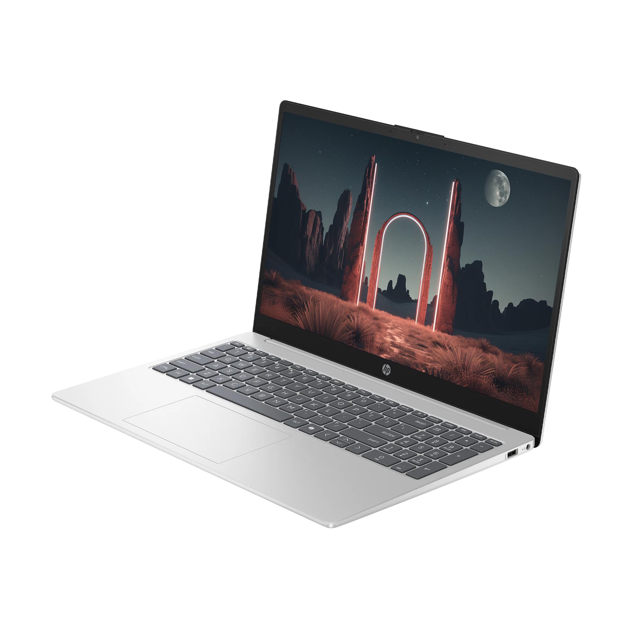 HP 15.6" FHD Touchscreen Laptop, Intel Core Ultra 5 125H (14-Core), 24GB RAM, 1.5TB Storage (1TB SSD + 512GB Docking Station Set), AI‑Ready, Windows 11, SageNova Earphones, Silver 5
