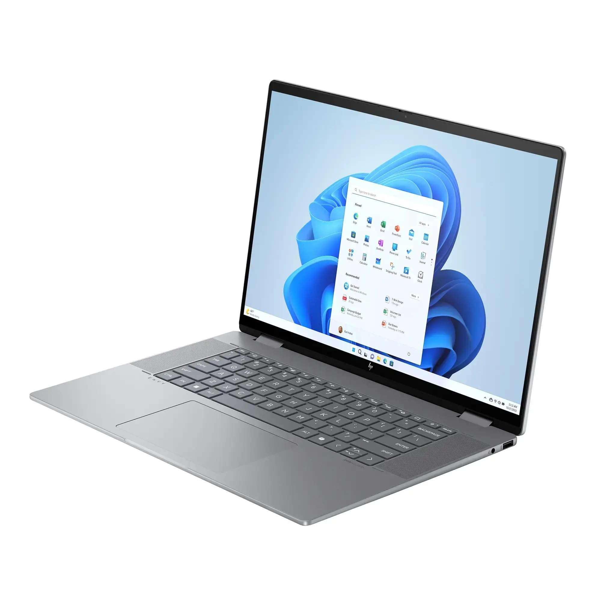HP Envy x360 2-in-1 16 2024 Laptop, 8-Core AMD Ryzen 7 8840HS, 16" WUXGA IPS Touchscreen Display, AMD Radeon Graphics, 16GB LPDDR5 4TB SSD, Backlit Keyboard, Wi-Fi 6E, Copilot, Win10 Home 3