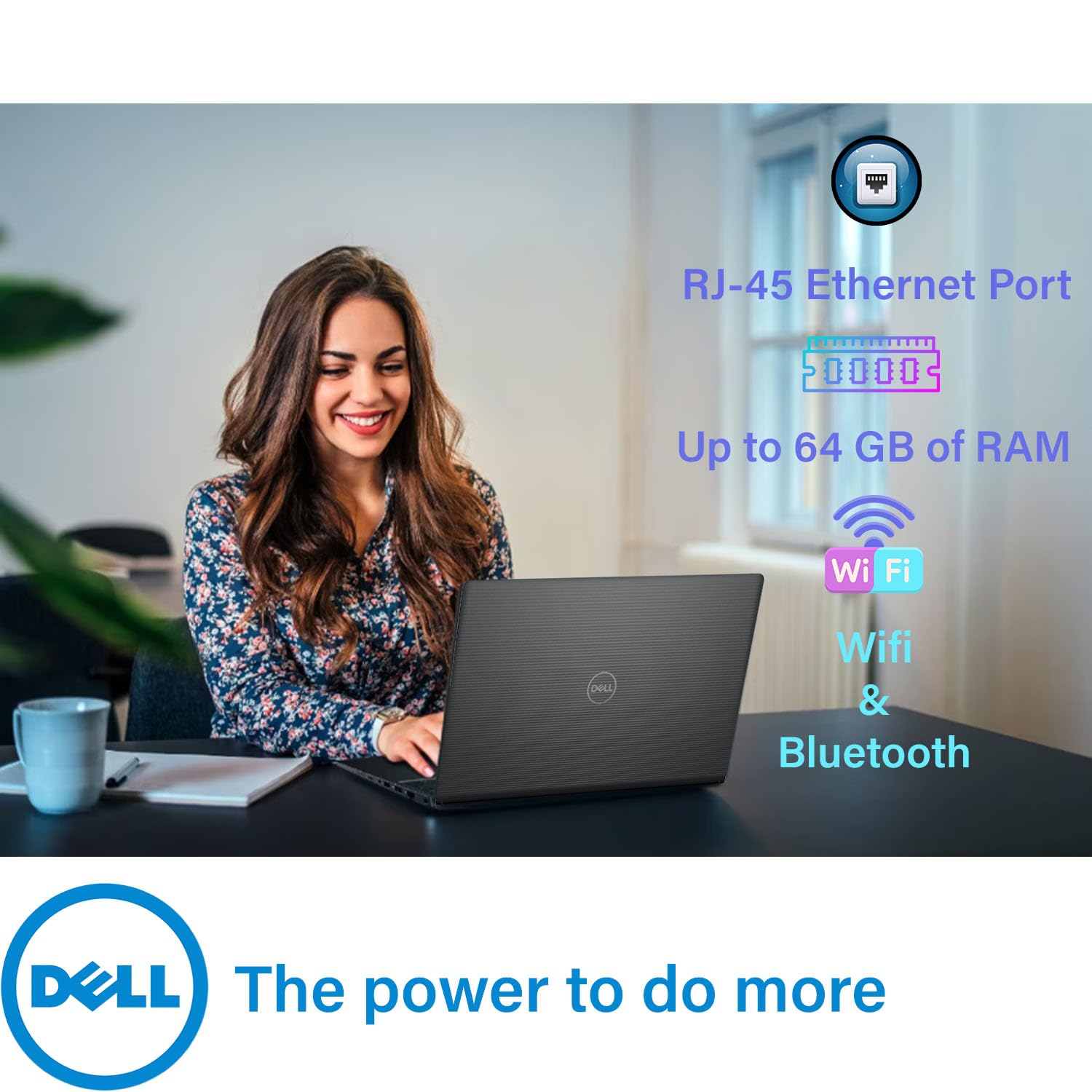 Dell Vostro 3520 Business 15.6'' Laptop, Intel Core i5-1235U (Beats i7-1195G7), 64GB RAM, 2TB SSD, FHD Display, RJ-45, SD Card Reader, Webcam, HDMI, Wi-Fi, Windows 11 Pro, w/WOWPC Bundle 3