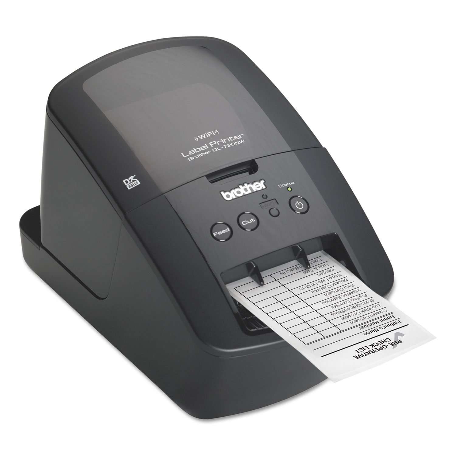 Brother QL-720NW Professional, High-speed Label Printer with Built-in Ethernet and Wireless Networking (QL720NW) 3