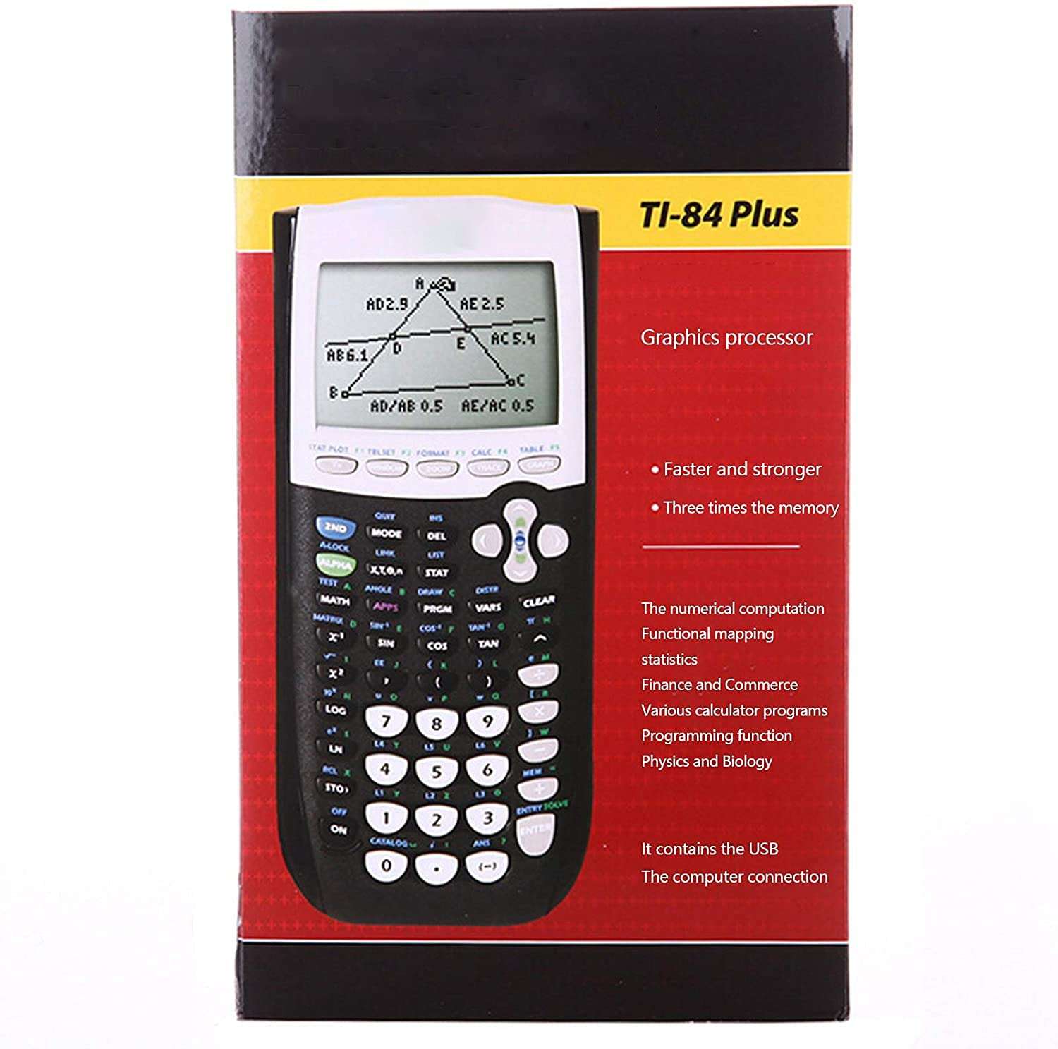 Scientific Graphic Calculator - Scientific and Engineering Calculator - Programmable System -AP/SAT Exam (Black) 6