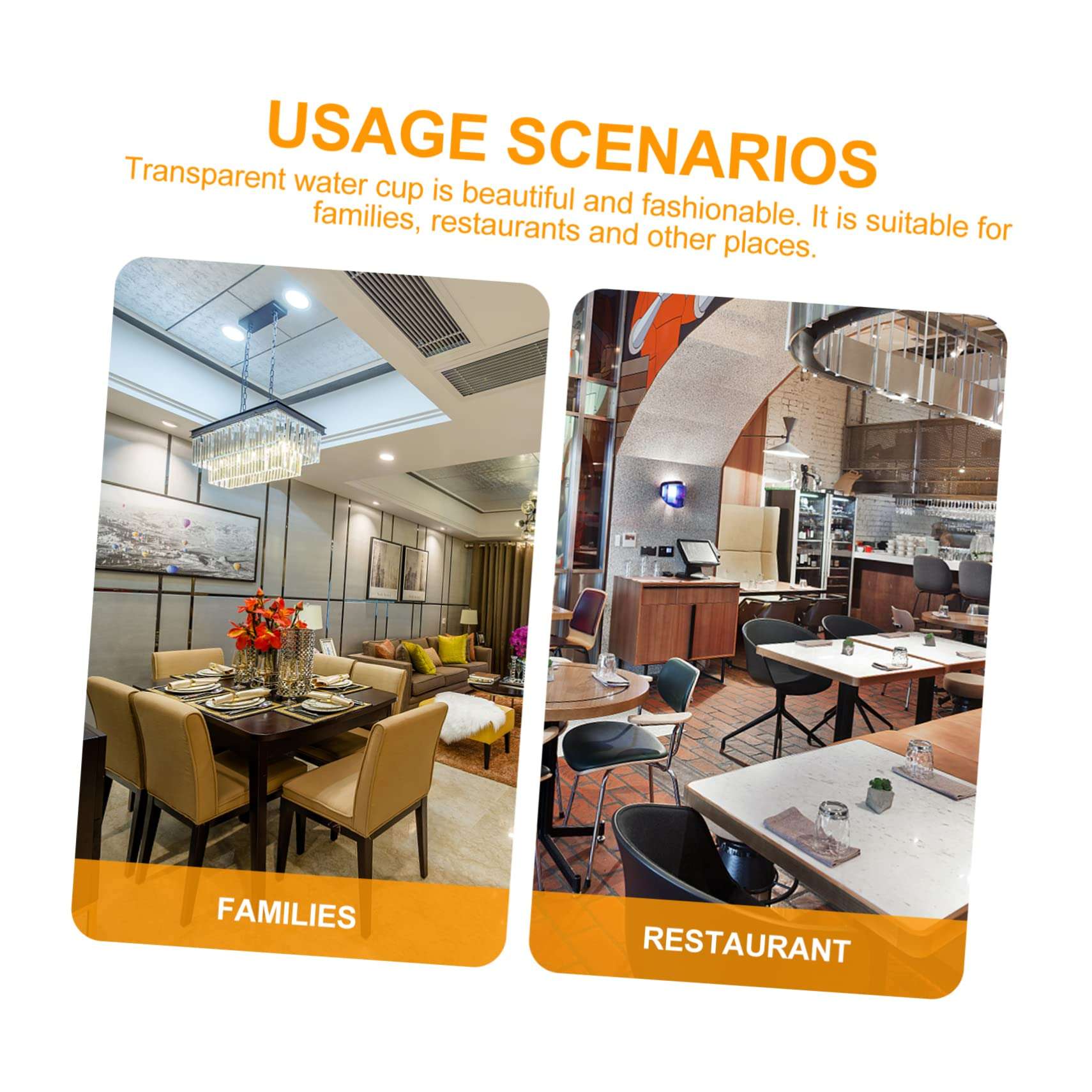 CATIEBYE Unbreakable Smooth Rim Acrylic Milk Mug 425ml 2 Pack for Drinks Cocktails 5