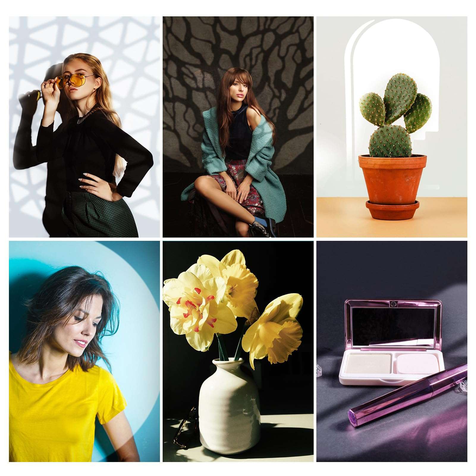 Andoer Bowens Mount Optical Snoot Conical Focusing Condenser with 120mm F2.0 Lens Card Slot Adapter 16 Graphics Cards and 8 Color Filters Photography Light Accessories 5