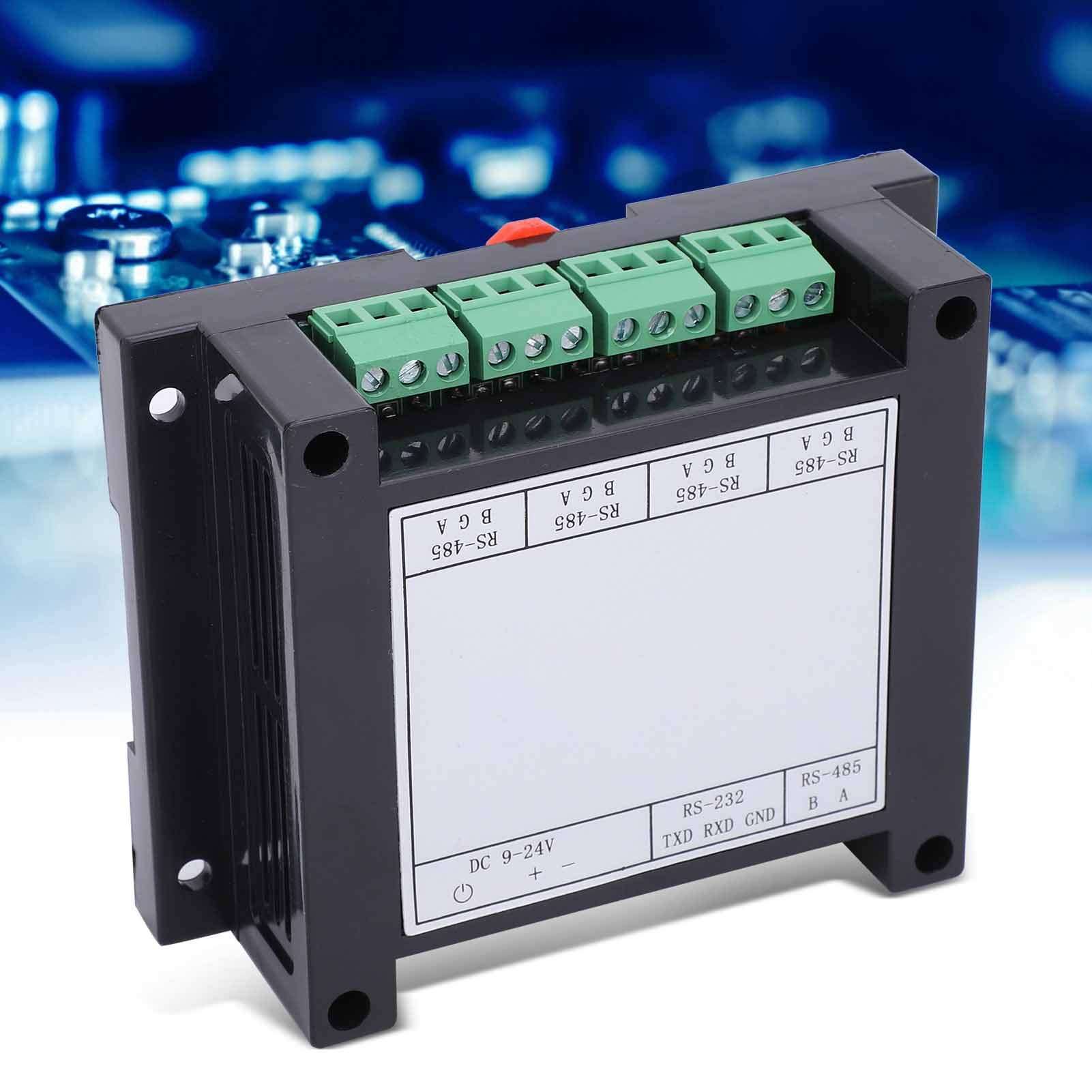 RS485 Hub RS232 Repeater,Repeater Industrial Grade Photoelectric Isolation 4 Channel RS485 Hub Sharer Splitter 5