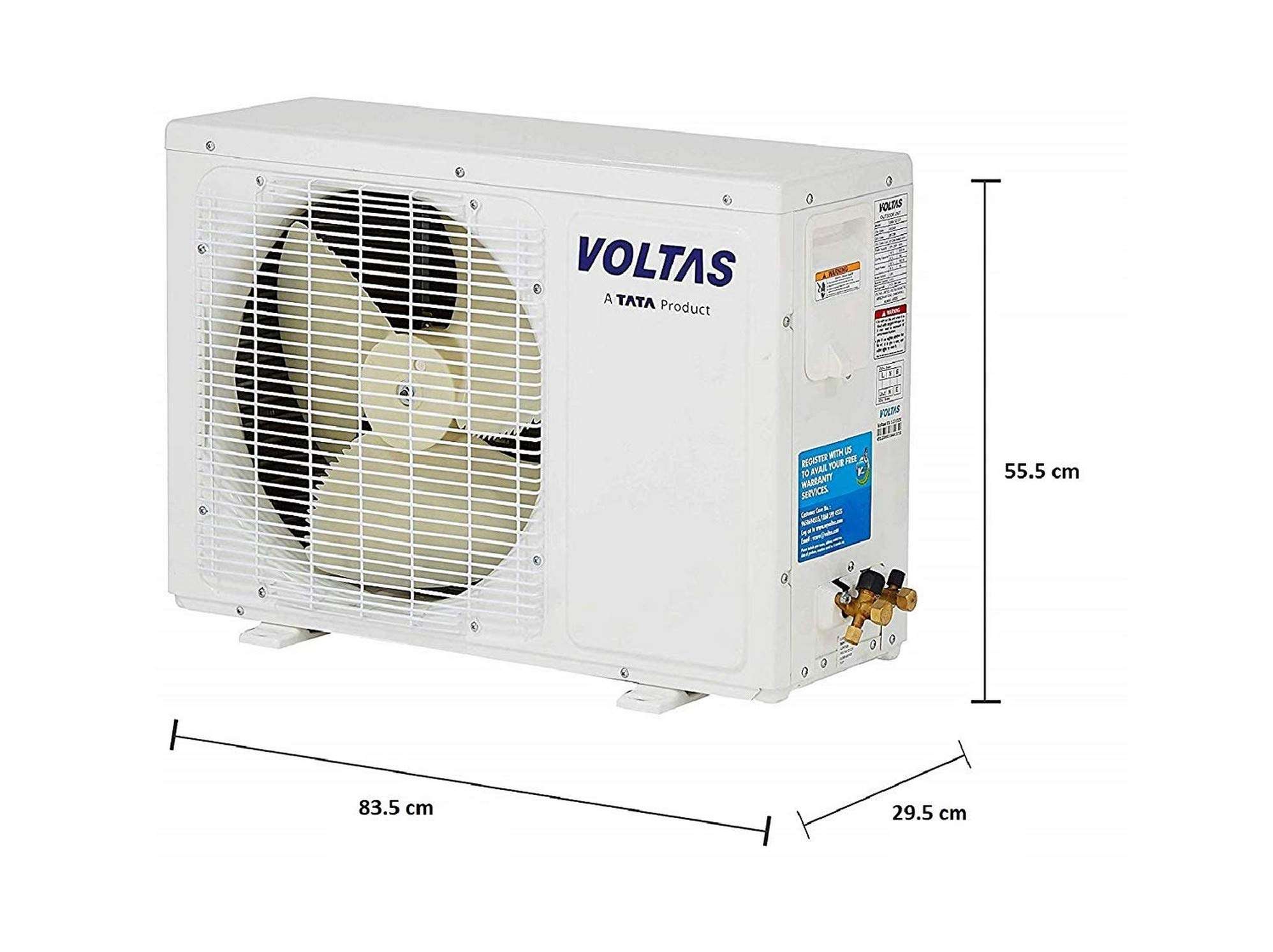 Voltas 1.5 Ton 3 Star Inverter Split AC (Copper 183VADW White) 4
