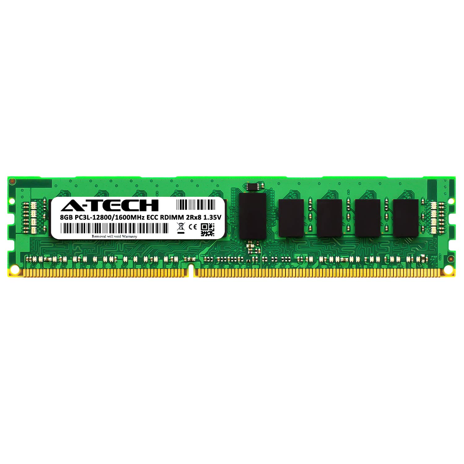 A-Tech 8GB for ASROCK EP2C602/D16 (1 x 8GB) PC3-12800 (DDR3-1600) ECC Registered RDIMM 240-Pin 2Rx8 1.35V Server Memory RAM 1