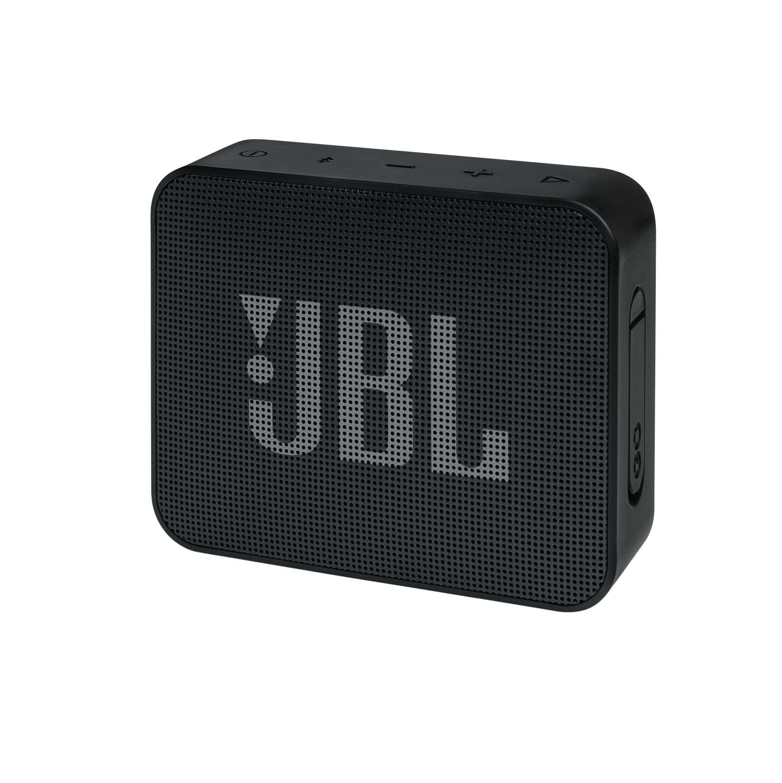 JBL Go Essential with Rich Base, Wireless Ultra Portable Bluetooth Speaker, Vibrant Colors, Waterproof, Type C (Without Mic, Black) 1