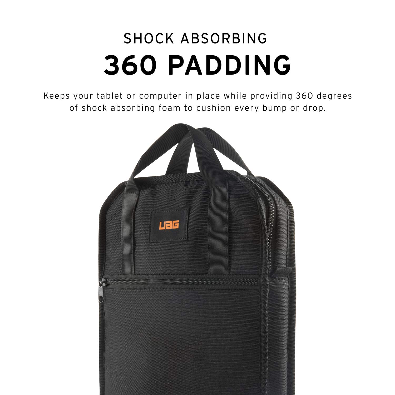 Urban Armor Gear UAG B2B Chromebook Sleeve Lite with Rugged Tactile Grip Protective Slim Secure Sleeve Designed for Chromebook 11.6-inch - Black 3