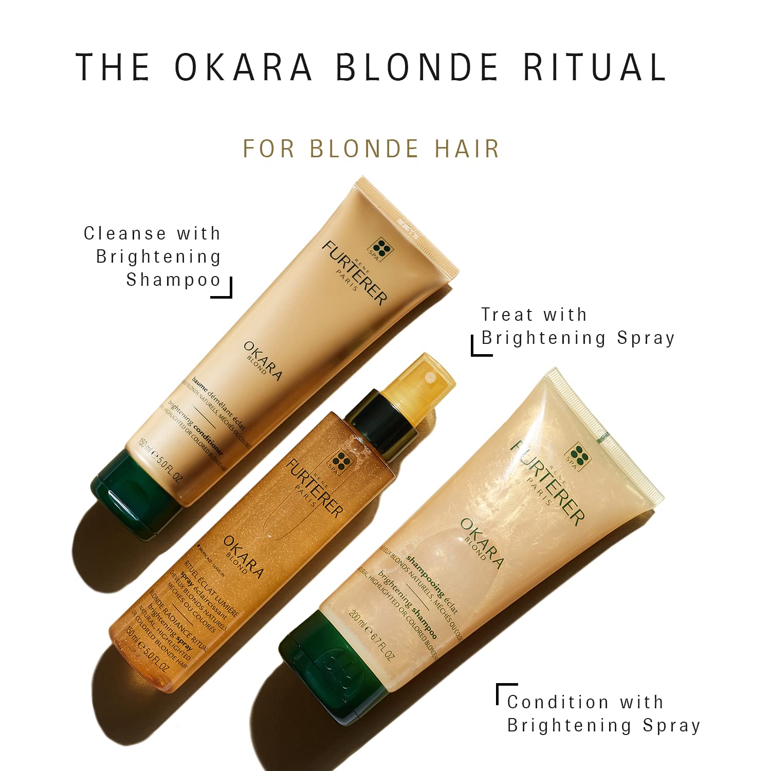 Rene Furterer OKARA BLONDE Brightening Spray, Natural Highlighted & Bleached Blonde, 5 oz. 5