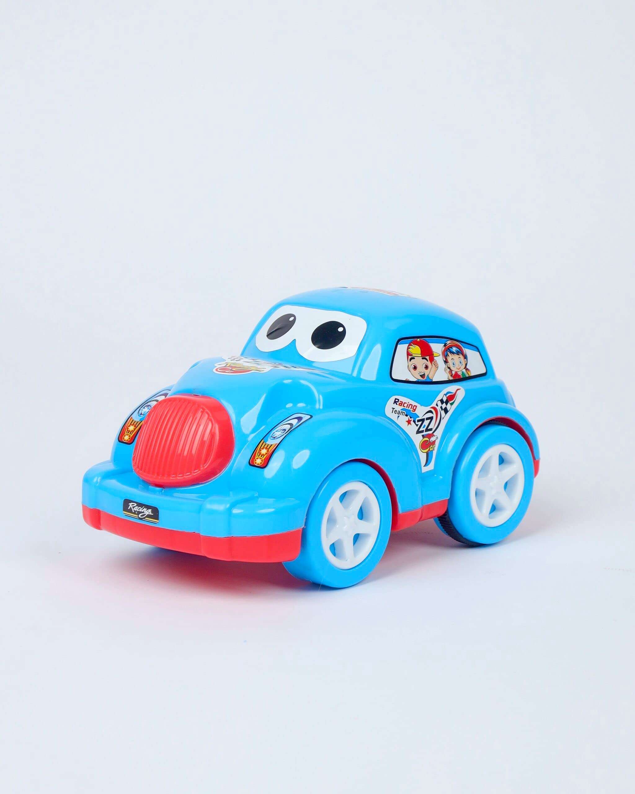 Action CAR, Push and go Crawling Toy Car for Kids & Children, Friction Powered car Toy for 2+ Years Old Boys|Girls (Pack of 1), Multi Color 4