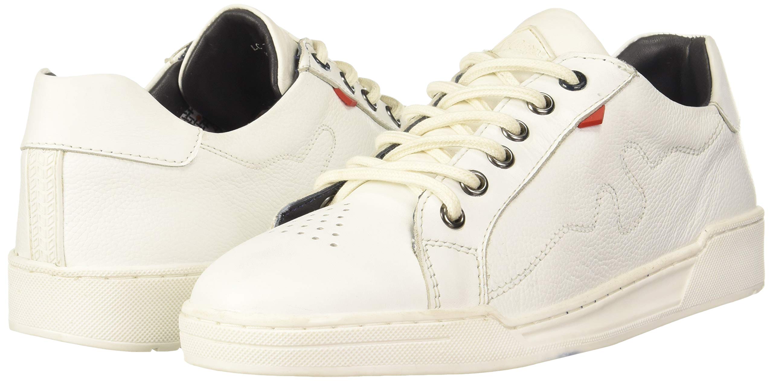 Lee Cooper Men White Leather Sneakers-9 UK (43 EU) (10 US) (LC3037A) 3
