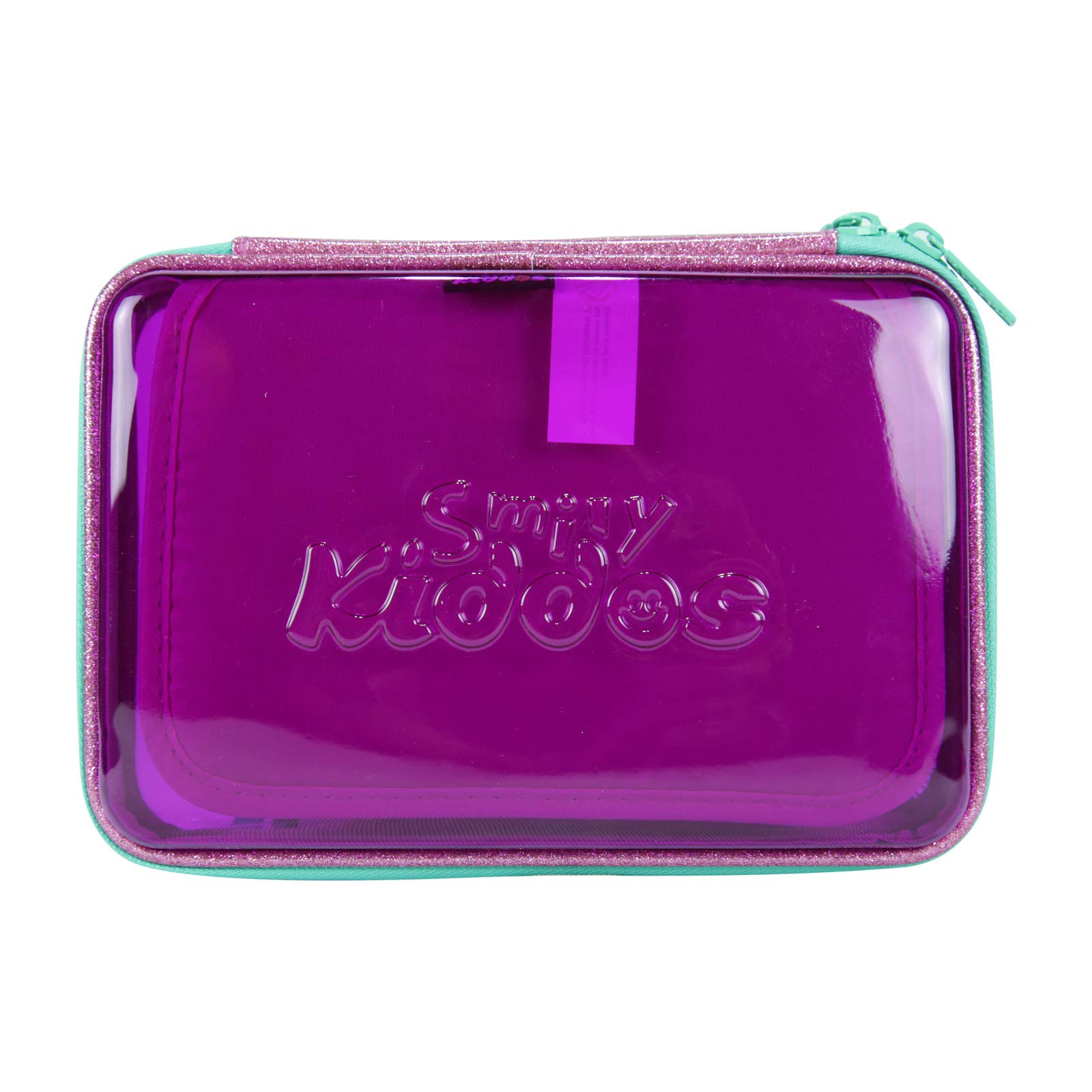 Smily Kiddos | Smily PVC Pencil Case (Purple) | kids & School Pencil Case | Kids Pencil Box | Compass Box | Pencil Box for Kids | Hardtop Pencil Box | Purple Pencil Case 3