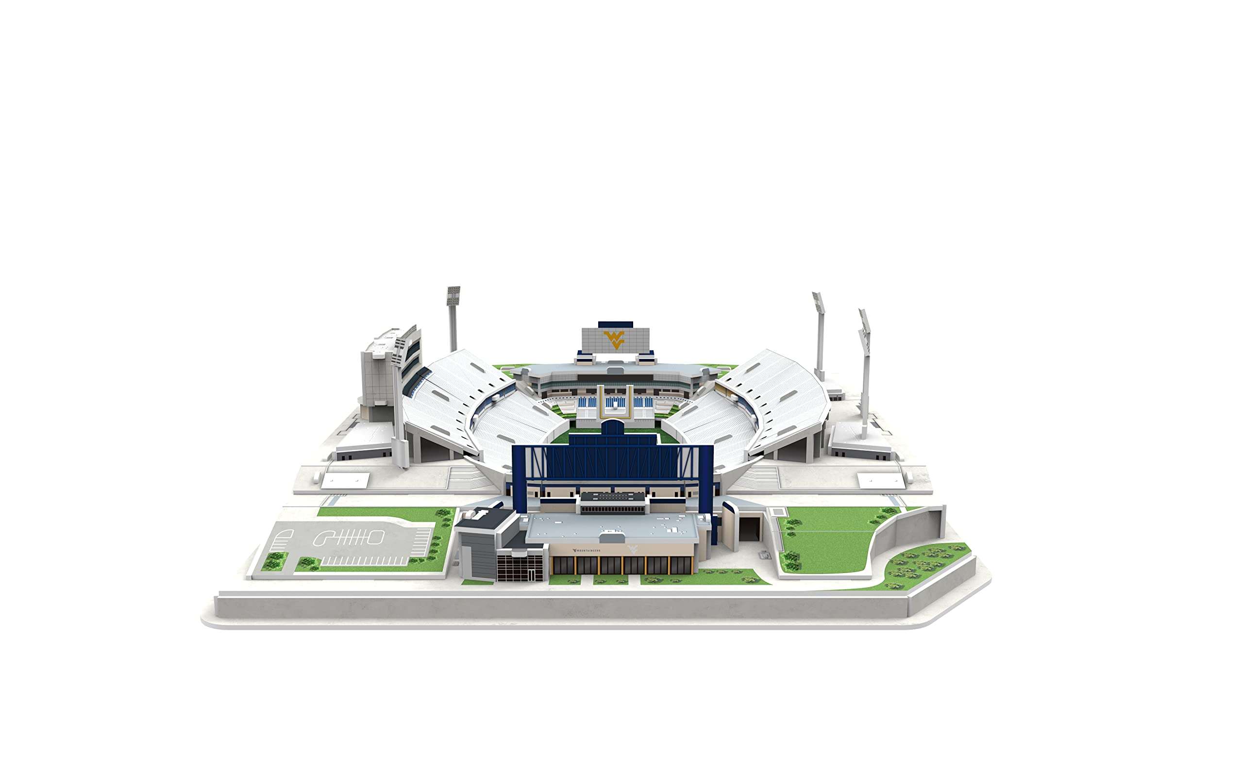 Pro Lion 3D Jigsaw Puzzle Milan Pushkar Stadium Construction Building Kits - 120 Pieces | West Virginia Football League Gifts for Boys, Adults, Men & Kids Aged 7+ | Puzzles Games Kit for Creative Fans 4