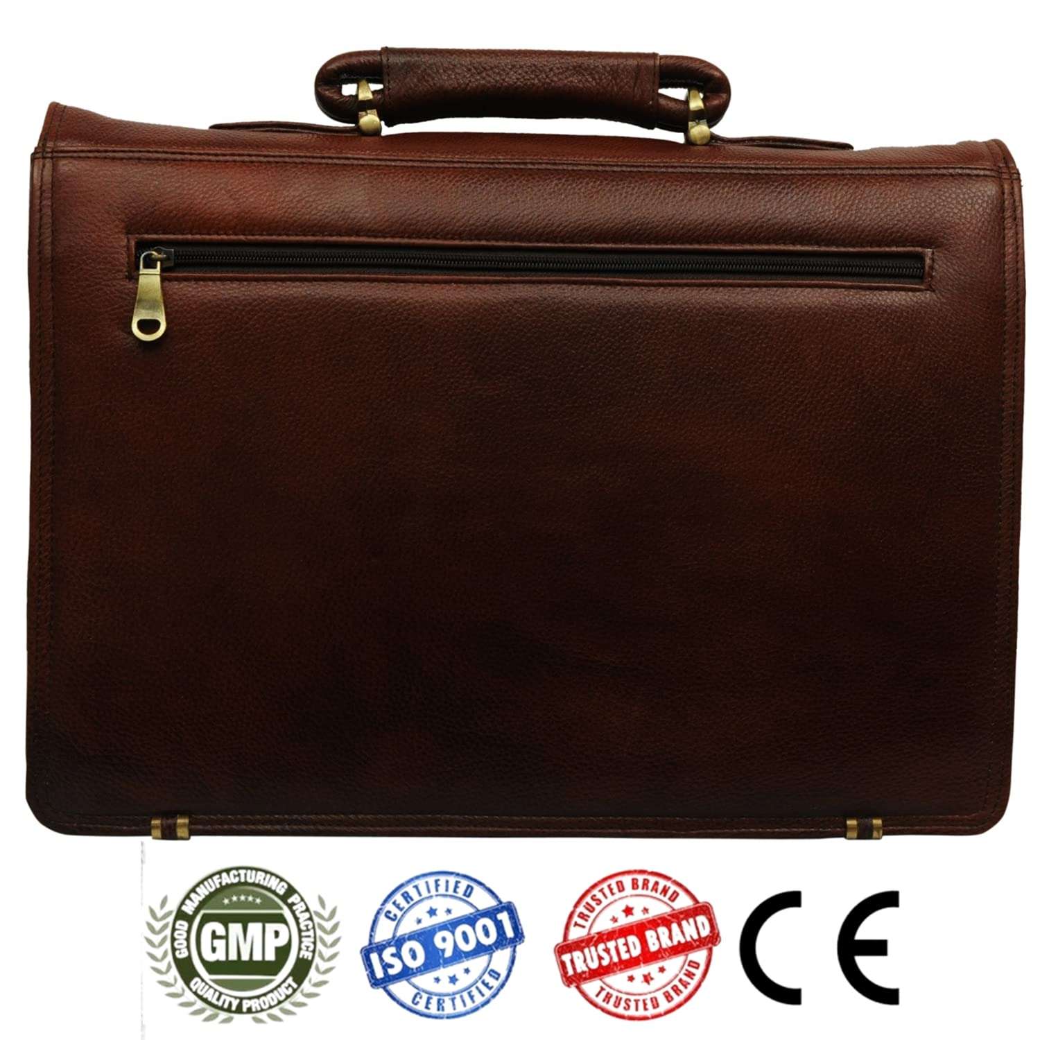 BAG JACK Andromedae Genuine Leather Laptop Upto 17 Inches Macbook Pro Briefcase Men Office Travelling Documents Storage Carry On Handle Shoulder Strap Suitcase 3