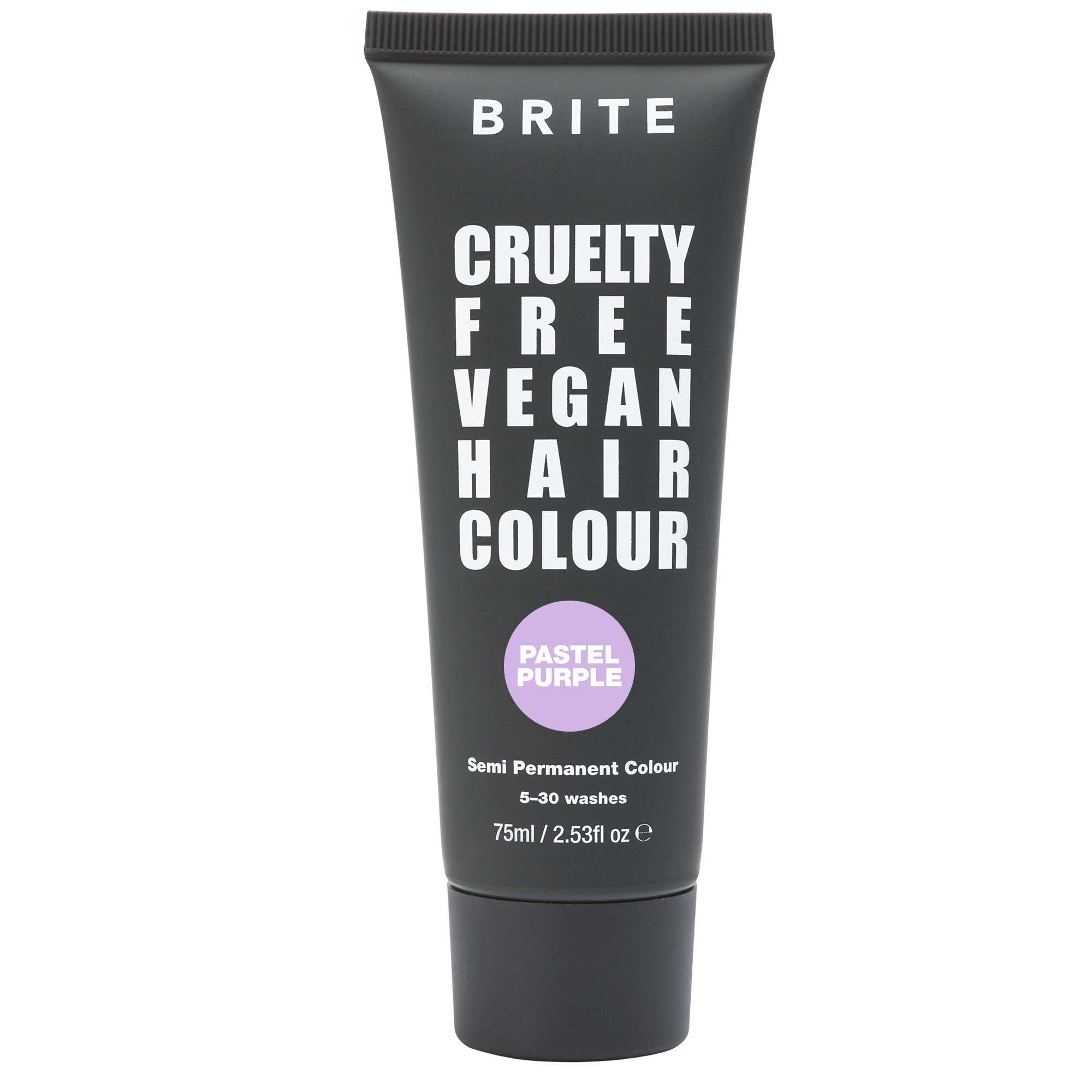 Brite Pastel Purple Semi-Permanent Hair Color - Vegan & Cruelty-Free Hydrating Hair Dye, Lasts Up to 30 Washes (75ml) 2