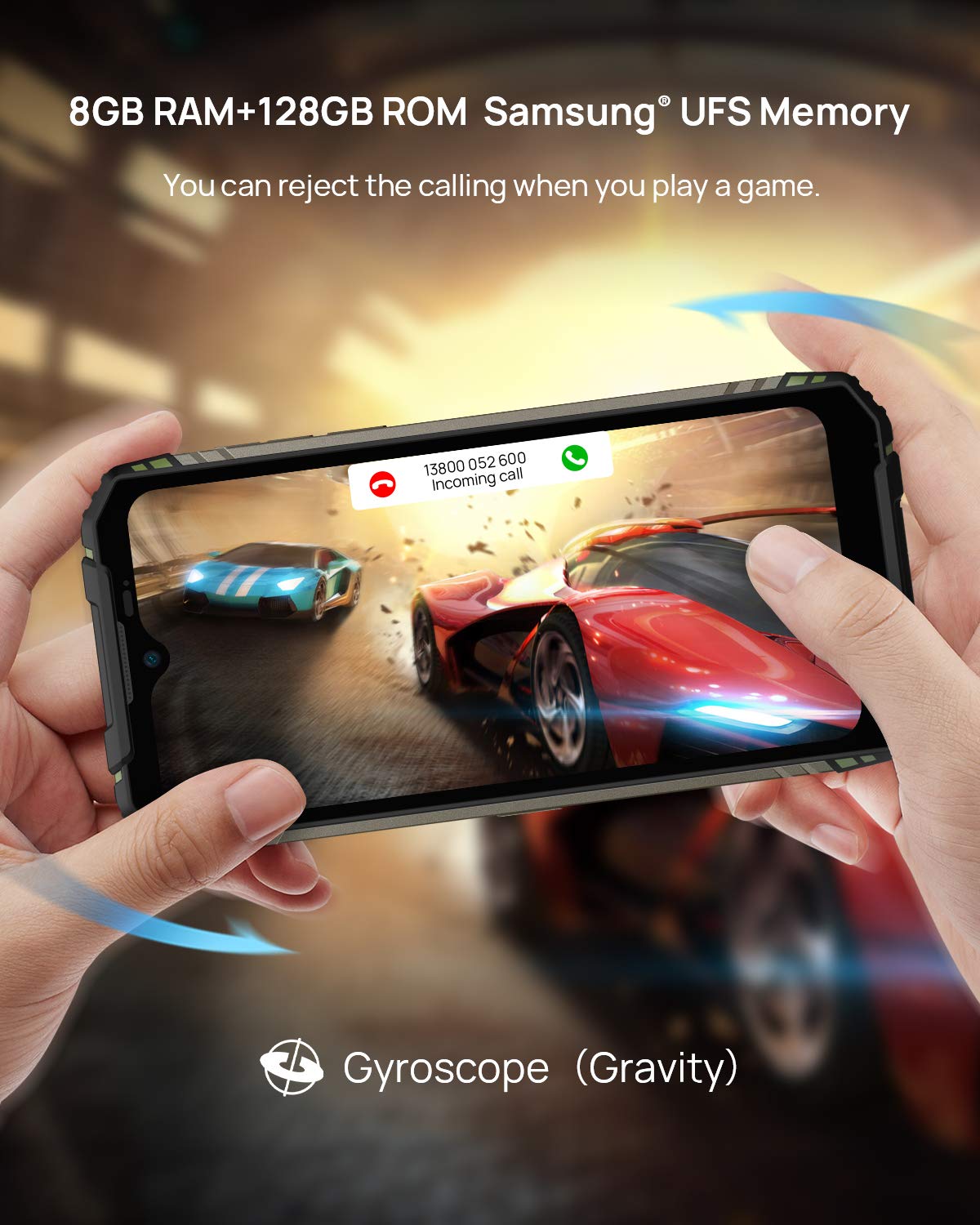 DOOGEE Rugged Smartphone, S96 Pro (Official) Cell Phone Unlocked, 8GB + 128GB, Night Vision Camera, 48MP Quad Camera, 6350 mAh, Helio G90,IP68 Waterproof Smartphone GPS/NFC/Android 10 2021(Green) 6