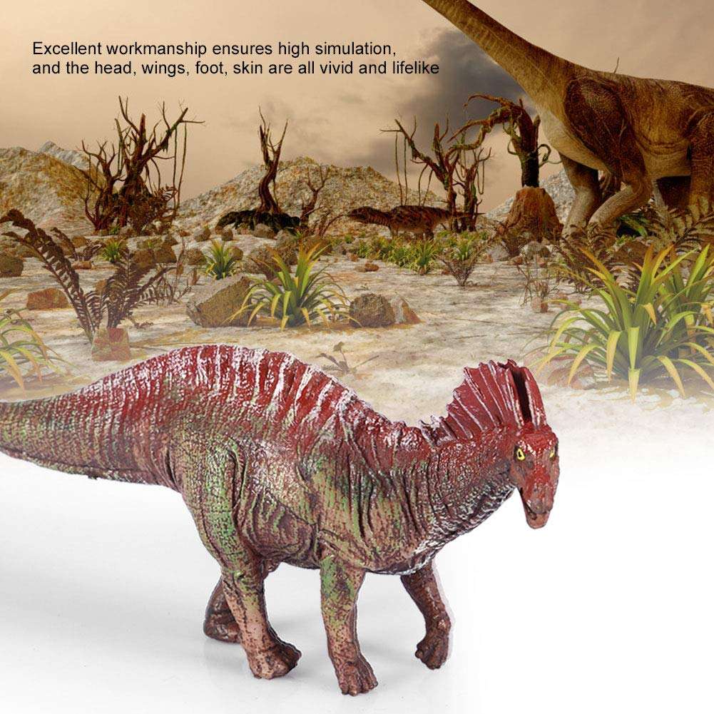 Dinosaur Toy, Dinosaur Model Toy, Children Toy Plastic for Home Science Project Prop Office Collection(red) 6