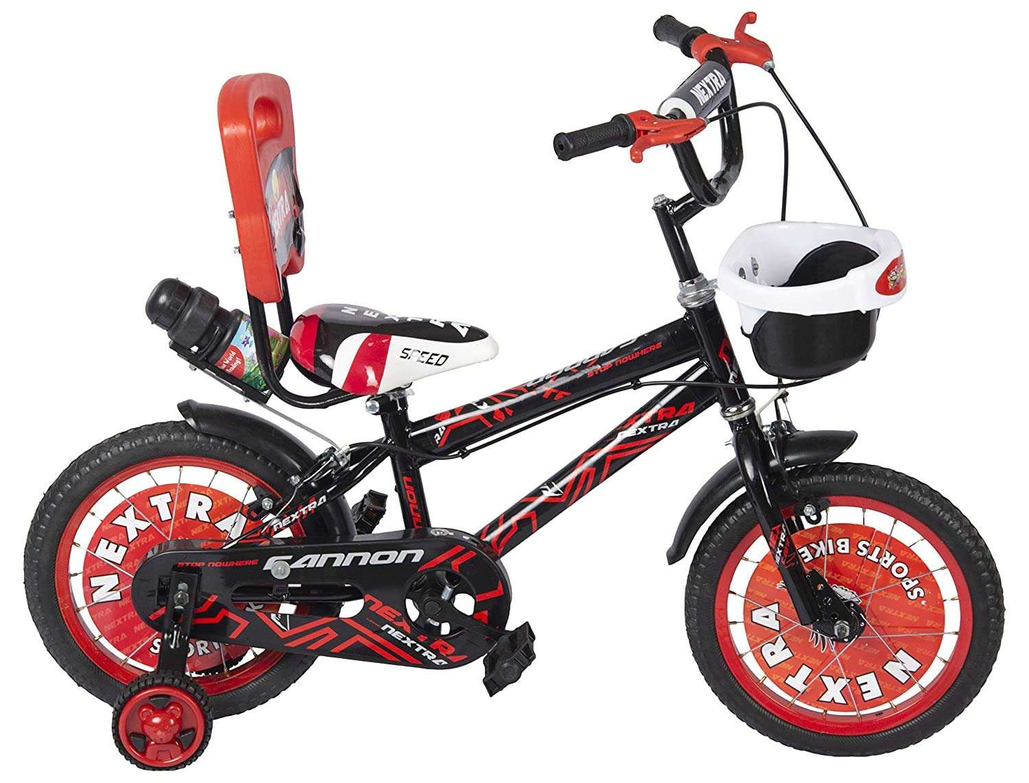 Speed Bird Sports Kids Cycle 14-T Baby Cycle for Boys & Girls - Age Group 3-6 years (Cannon Red) 6