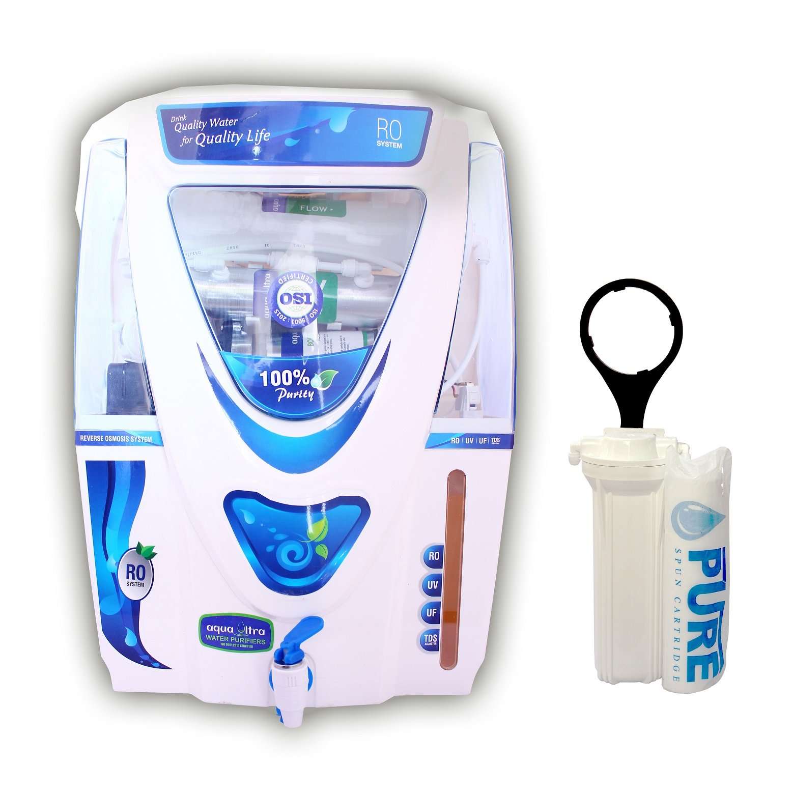 Aqua Ultra 14Stage A1024 Ro Uv Uf Alkalinetds Controller Water Purifier 1