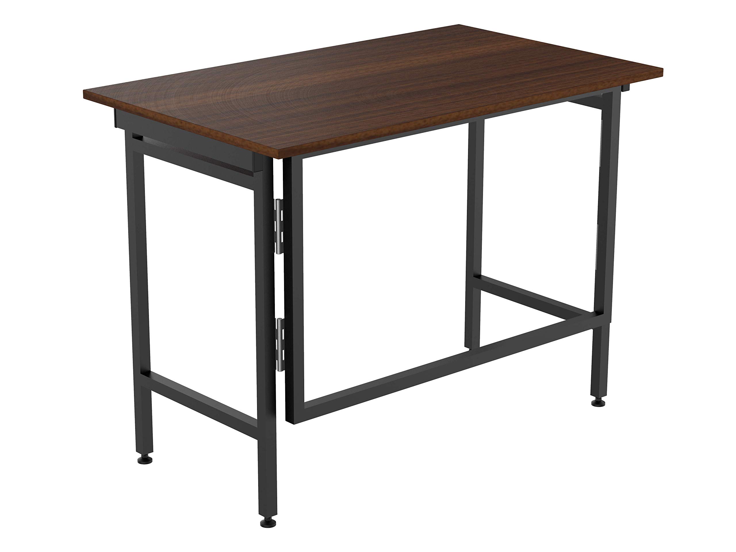 InnoFur Aplos Folding, Study, Laptop, Dining, Utility, Multi-Purpose Table Large (Brown) 3
