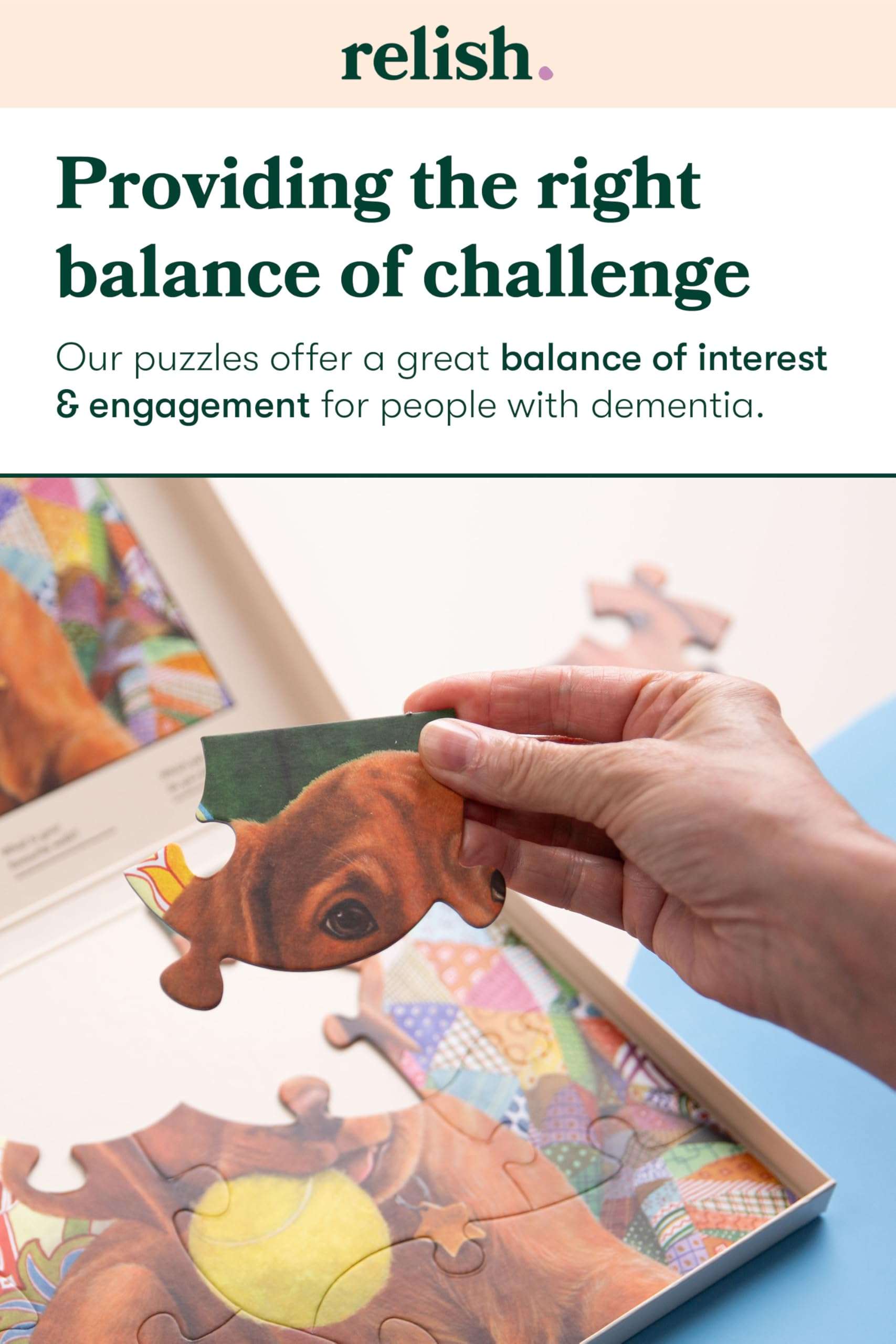 Relish Large Piece Puzzles for Seniors, 13 Piece Summer Birds Jigsaw Puzzle, Dementia Products for Elderly 5