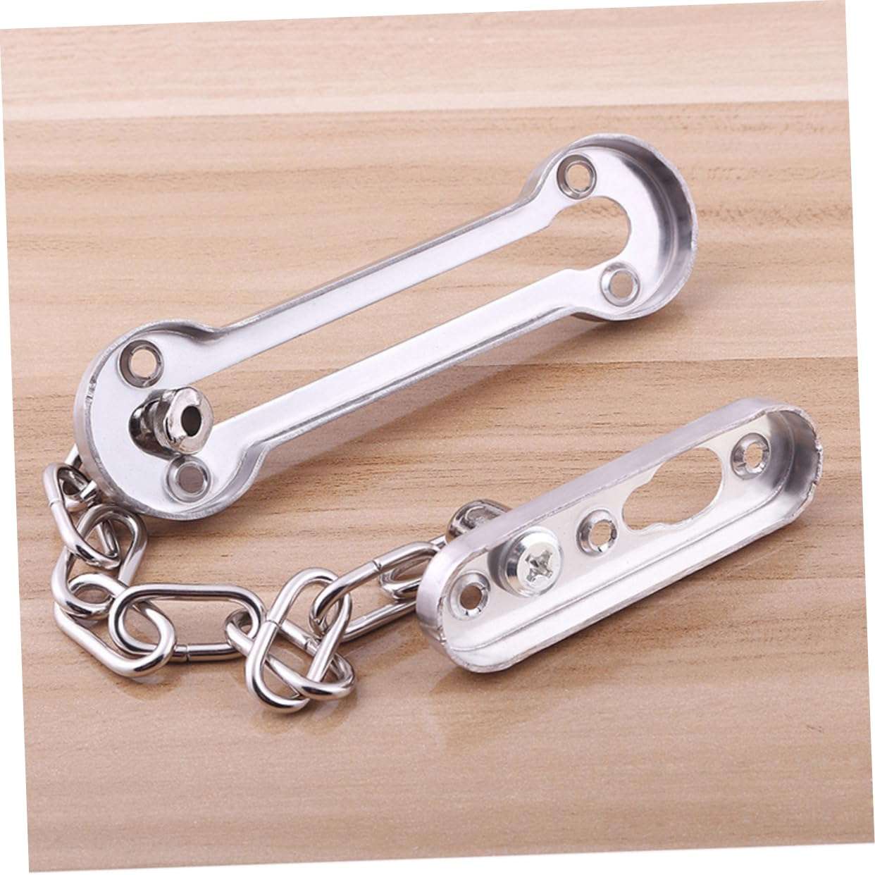 jojofuny Cabinet Latch Safety Door Locks from Inside Door Locks for Front Door Chain Lock for Front Door Chain Lock for Metal Door Stainless Steel Chain Cable Security Chain Lock Bolt Heavy 5