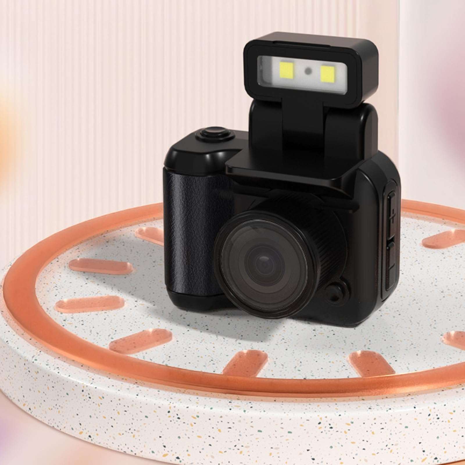Mini Camera, Mini Camera with Flash Light, 1080p HD Mini Camera with 6 Filters 3