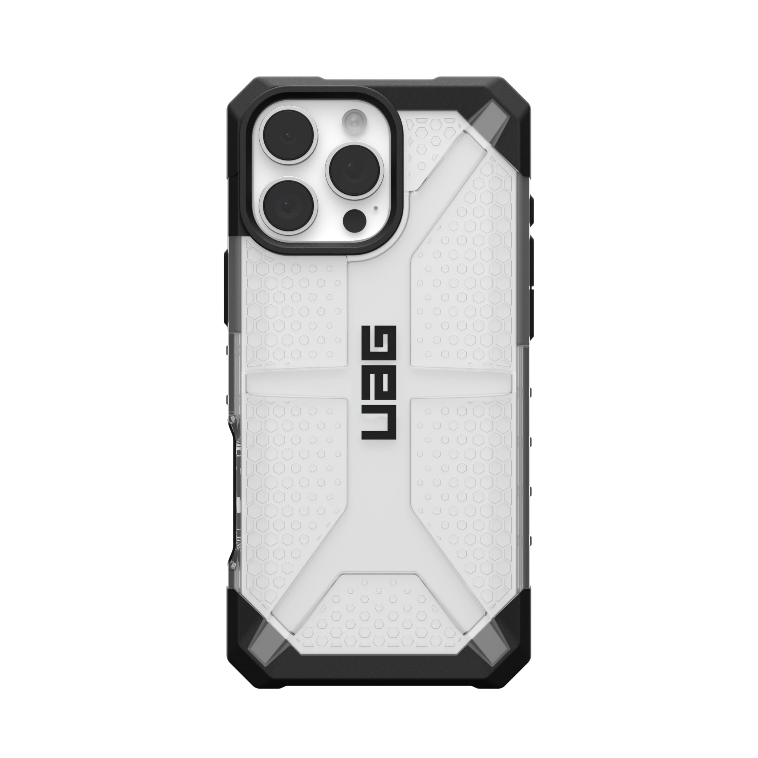 Urban Armor Gear UAG iPhone 16 Pro Max Case, Plasma Rugged Lightweight Slim Shockproof Protective Case/Cover Designed for iPhone 16 Pro Max (6.9-Inch) (2024), Wireless Charging Compatible - Ice 5