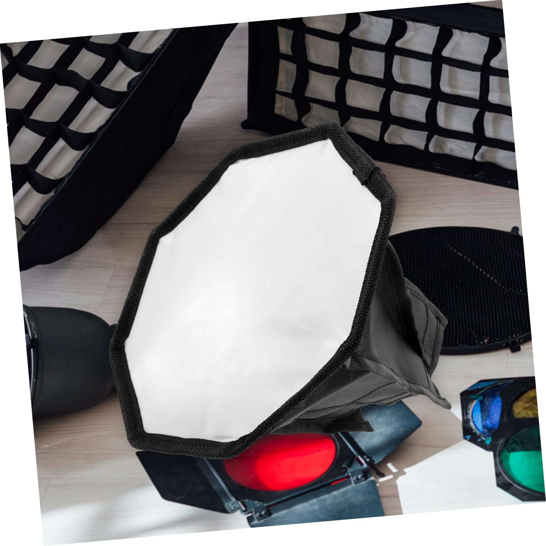HOMSFOU Photography Lighting Softbox Lighting Kit Reflector Lighting Flash Reflector Camera Lamp Softbox Camera Lighting Softbox Camera Flash Diffuser Flash for Camera Soft Cloth 6
