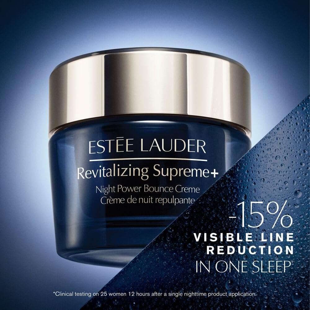Estée Lauder Revitalizing Supreme+ Night Power Bounce Cream Moisturizer with Peptides for Firmness, 1.7 Ounce Refill 4