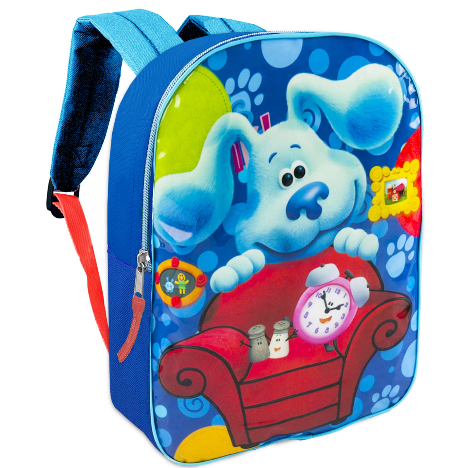 Blue's Clues Backpack School Supplies Set for Kids ~ 3 Pc Bundle with 15" Blue's Clues School Bag, Stickers, and Door Hanger 2
