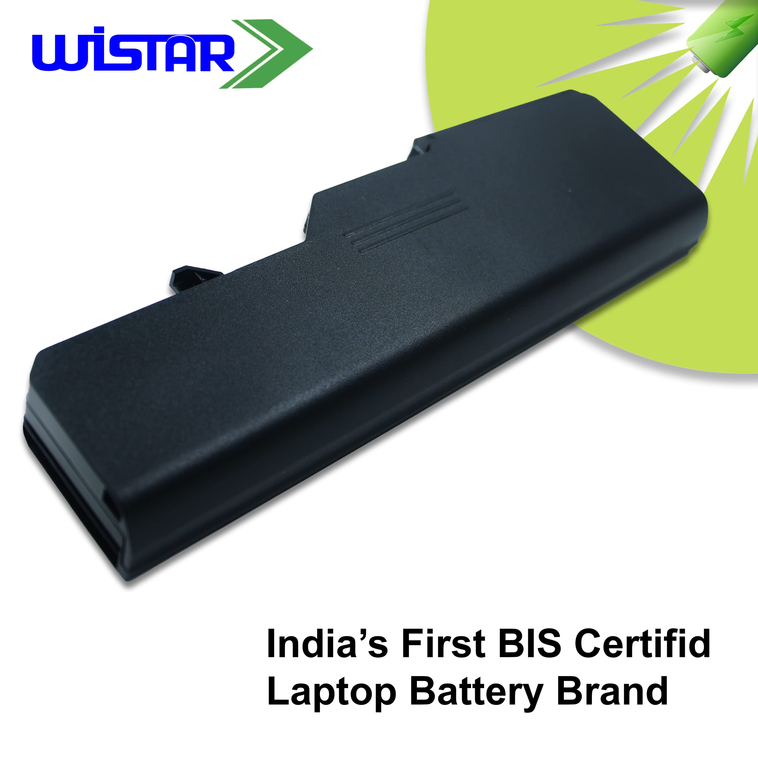 WISTAR Battery for Lenovo V570 G560 B570 IdeaPad Z470 Z560 Z565 Z570 Z575 L09S6Y02 L09M6Y02 L09L6Y02 G460 G565 V360 L09C6Y02 L10P6Y22 L10C6Y02 57Y6454 [6 Cells/4400mAh 6