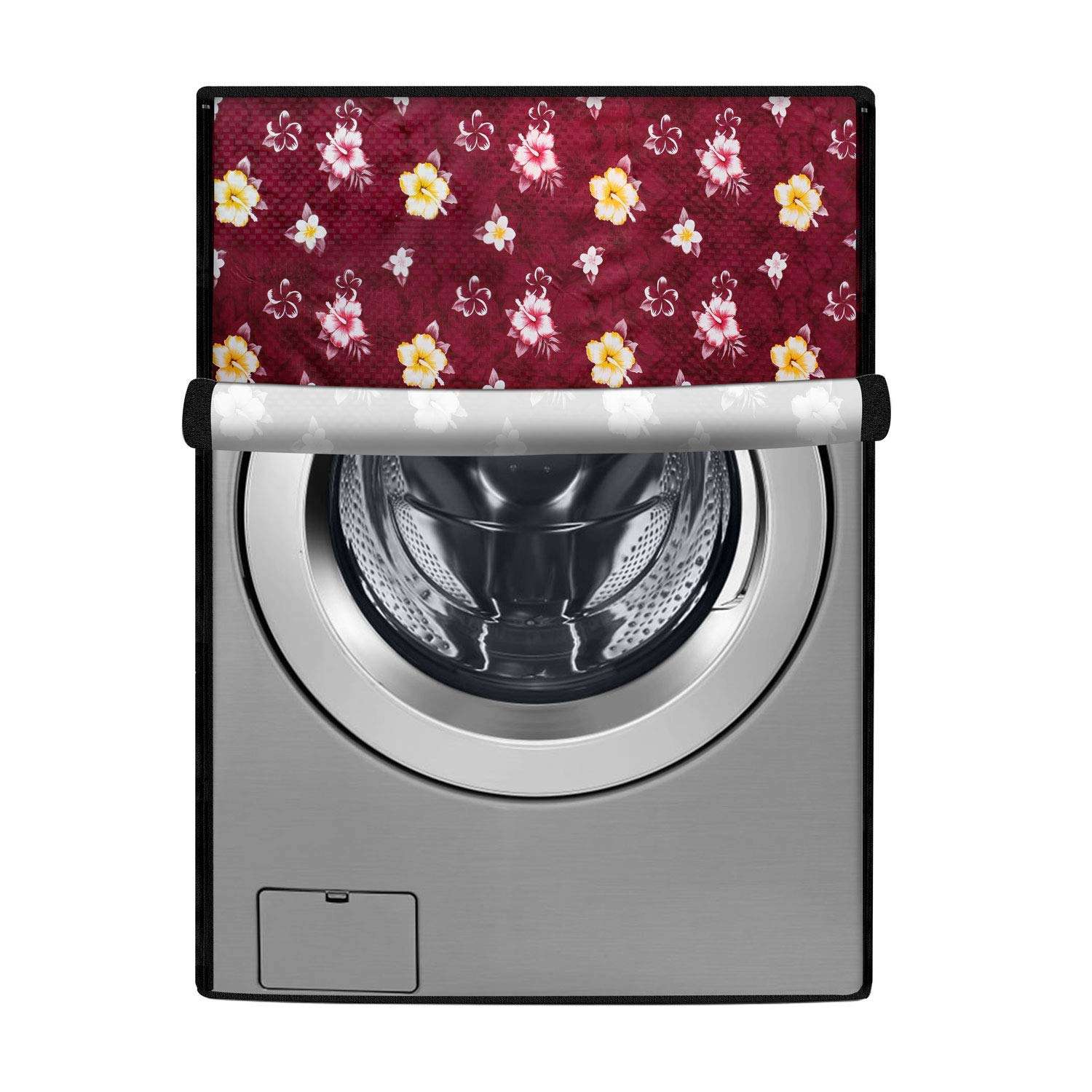 Star Weaves Washing Machine Cover for Godrej 7 Kg Fully-Automatic Front Loading WF Eon 700 PASE White - Waterproof & Dustproof Cover KUM88 1