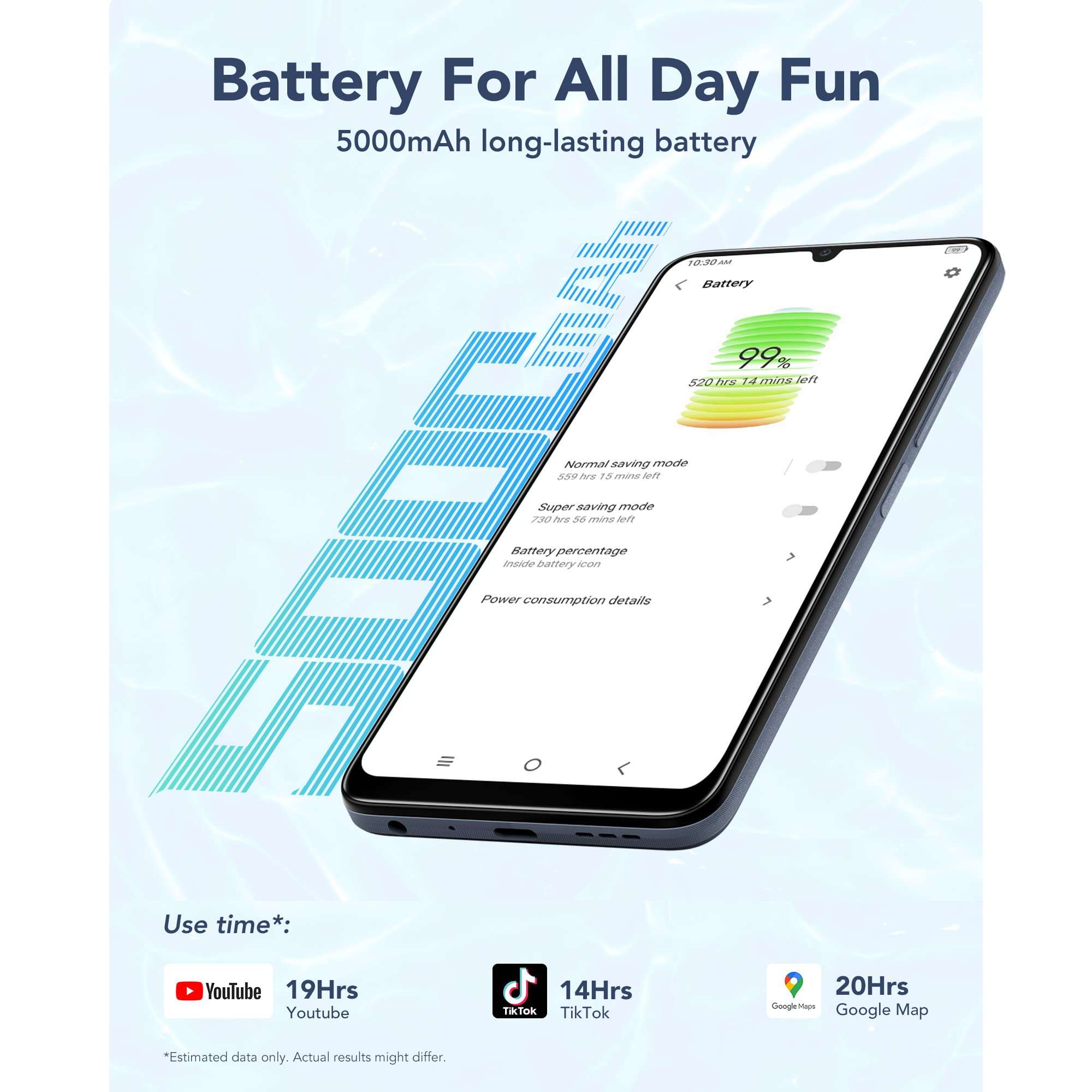 TCL 30 5G Unlocked Smartphone, 4/128GB, 50MP Camera, 5010mAh Battery, 6.7" FHD+ AMOLED Display, Android 12, US Verizon, Single-SIM, Tech Black 6