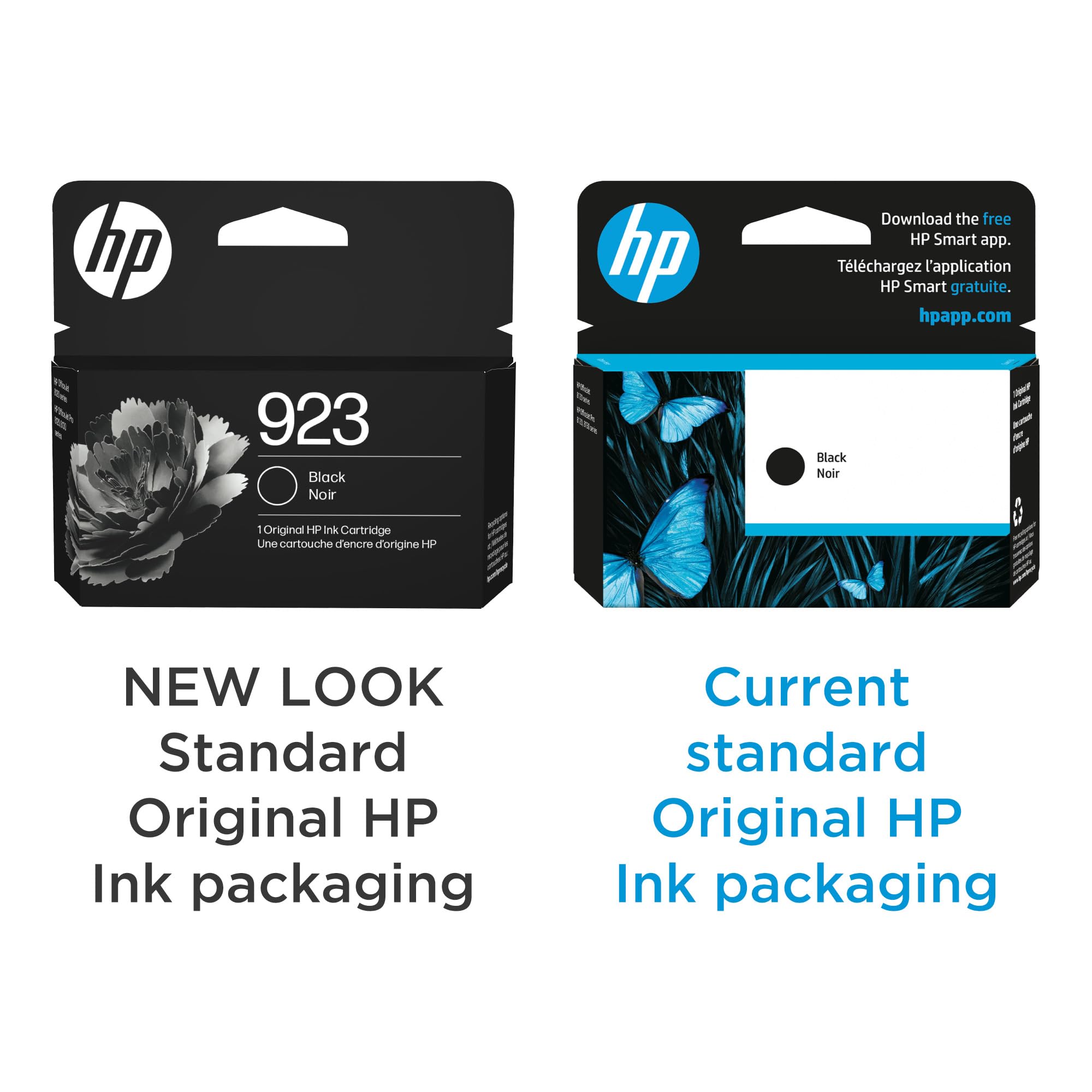HP 923 Black Ink Cartridge Printers | Works with Printer Series: OfficeJet 8120, OfficeJet Pro 8130 | Eligible for Instant Ink | 4K0T3LN, Pack of 24 4