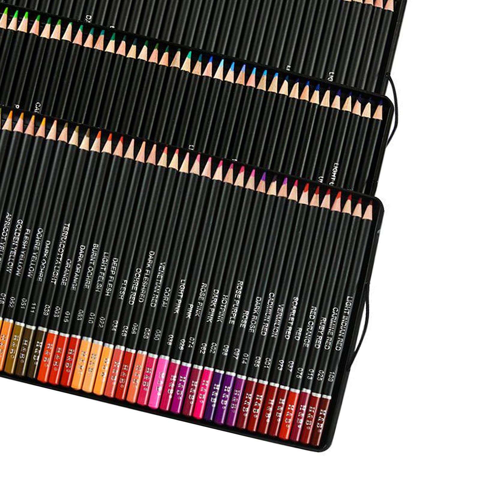 CALANDIS 72/120pcs Colored Pencils Sketching Drawing Painting Paint Graphite 120pcs 4