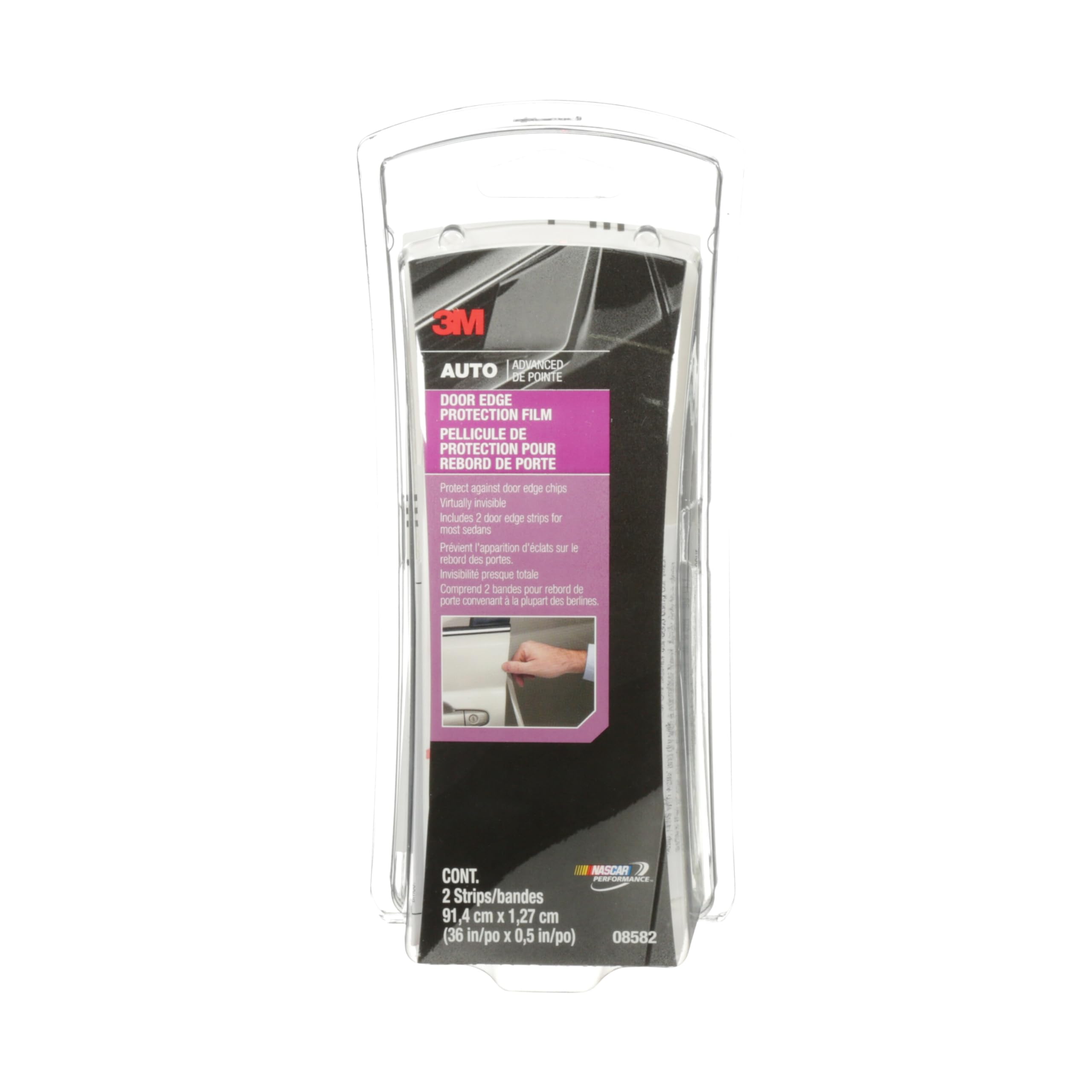 3M Door Edge Protection Film, 36 Inch, Protect Door Edges From Chips, Scratches, and Scuffs, No Tool Required, Yellowing and Staining Resistant, Professional Grade Solution (08582) 1