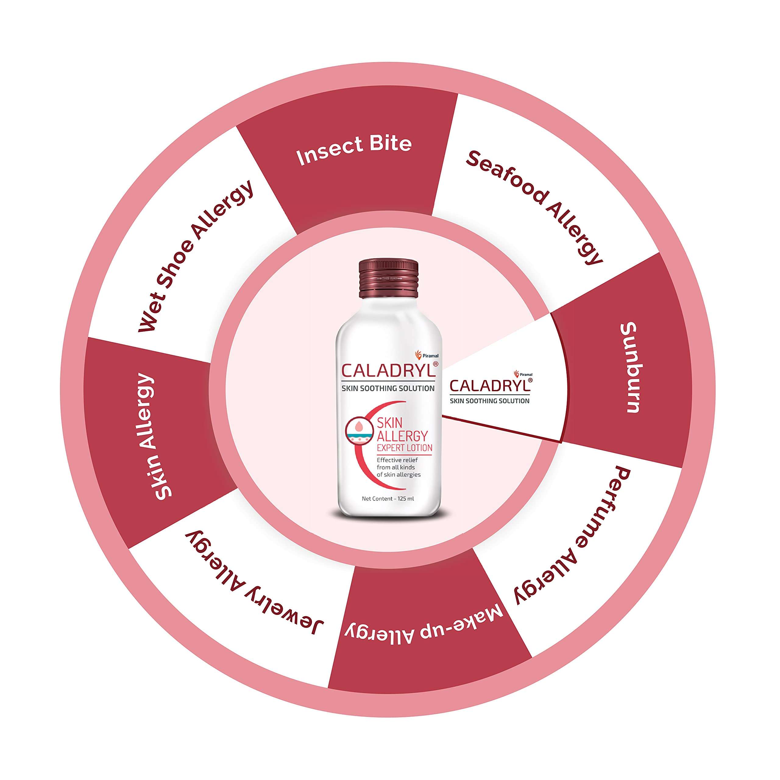 Caladryl Skin Allergy Expert Lotion - Skin Soothing Solution 120 ml - Pack of 2 2