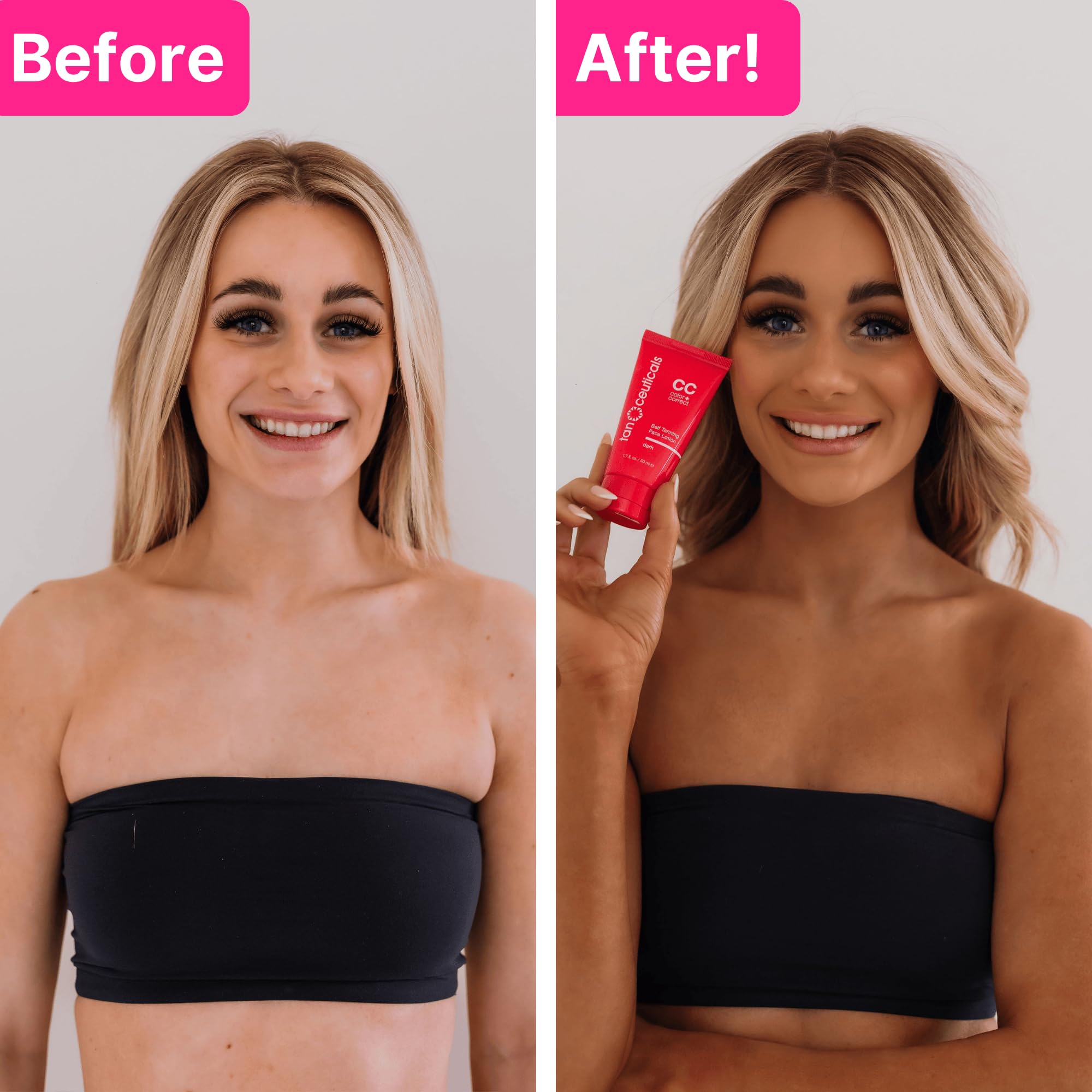 Tanceuticals Mousse CC Self Tanning Kit Bundle, Dark Shade 5