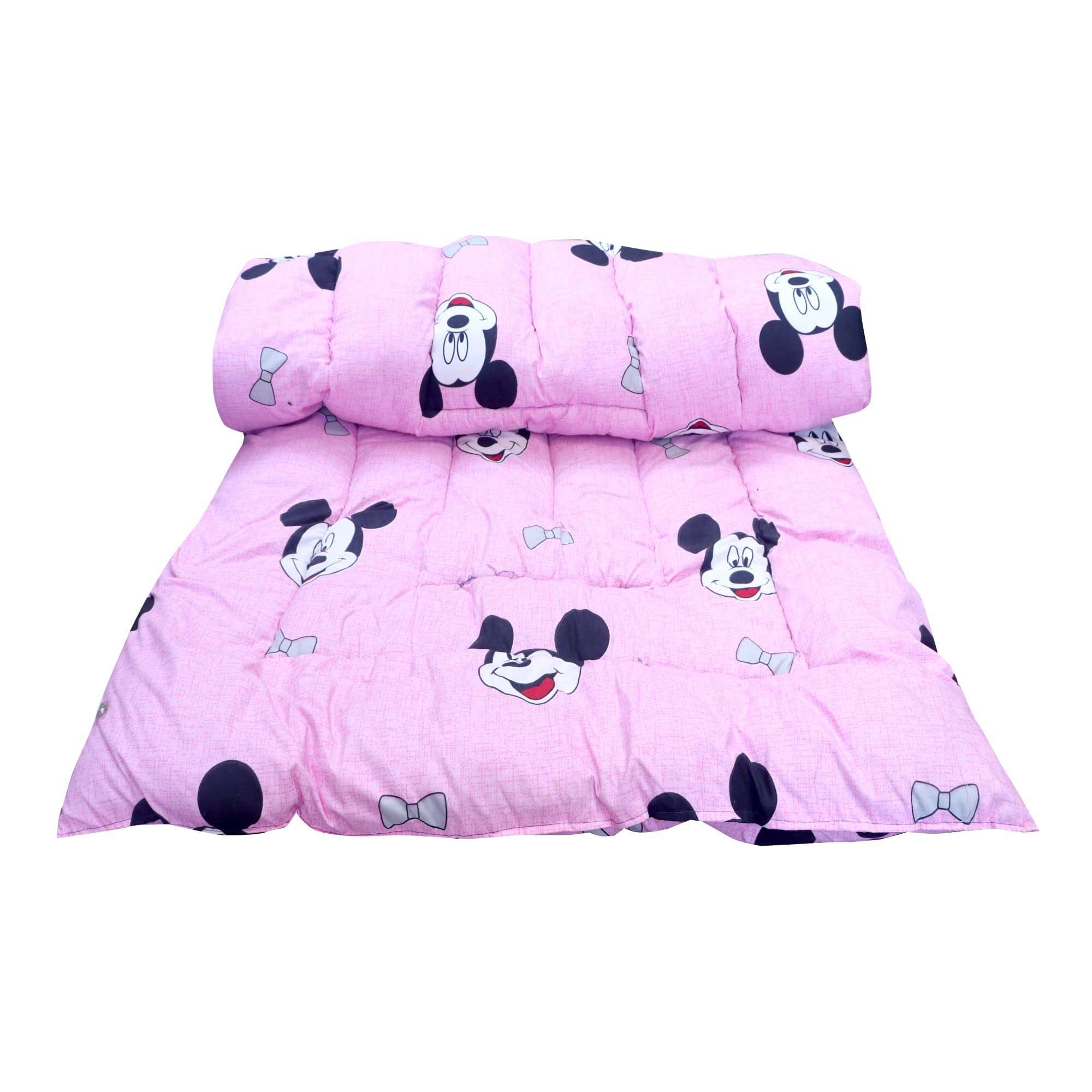 PYTHON Multicolor Printed Single Bed Cotton Filled Mattress Gadda Soft & Reversible,Size 3X 6 ft or 72 x 36Inch (Kids Gadda-7) 3