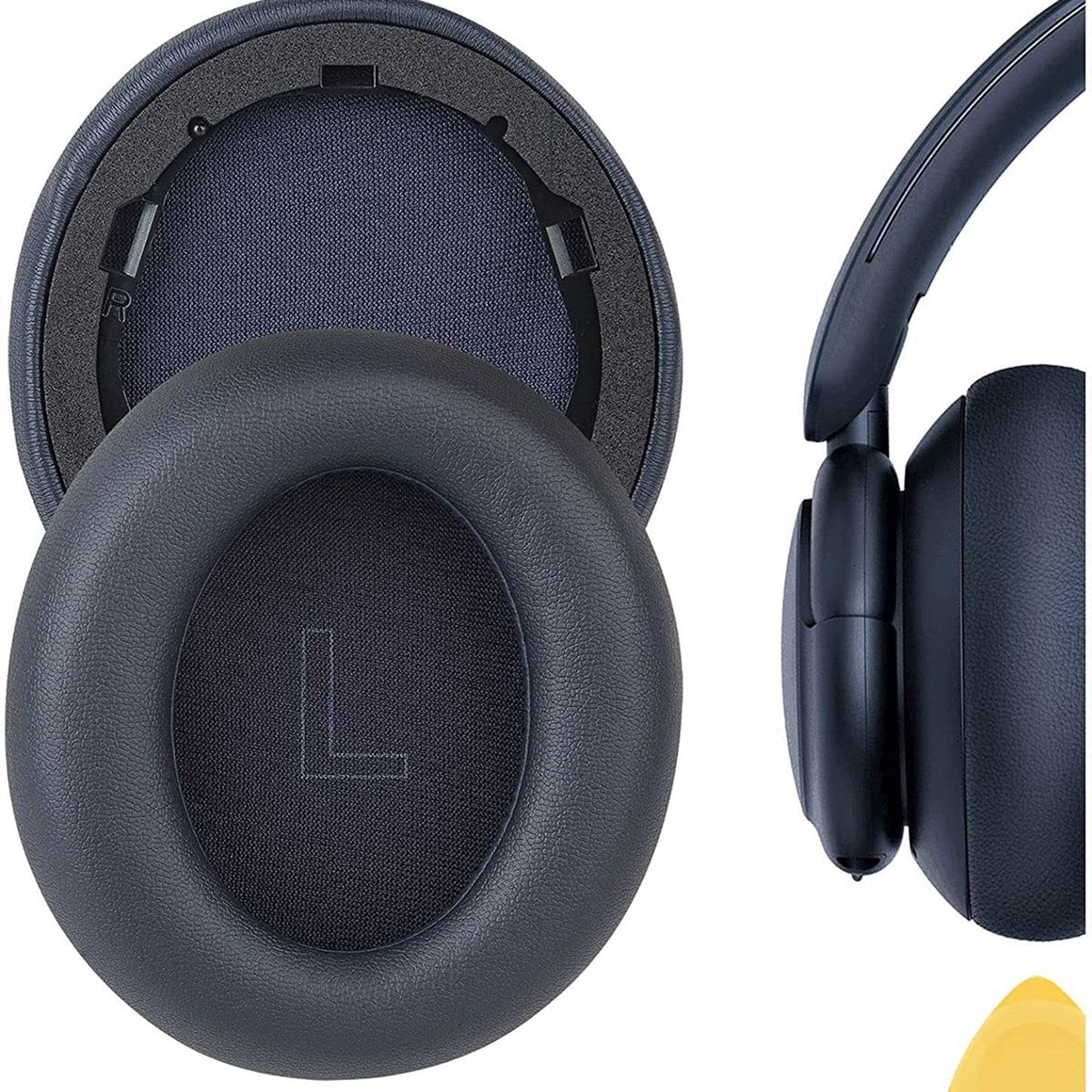 Soaying Replacement Ear Pads Q30/Q35 Protein Leather Headphones Earpads() 5