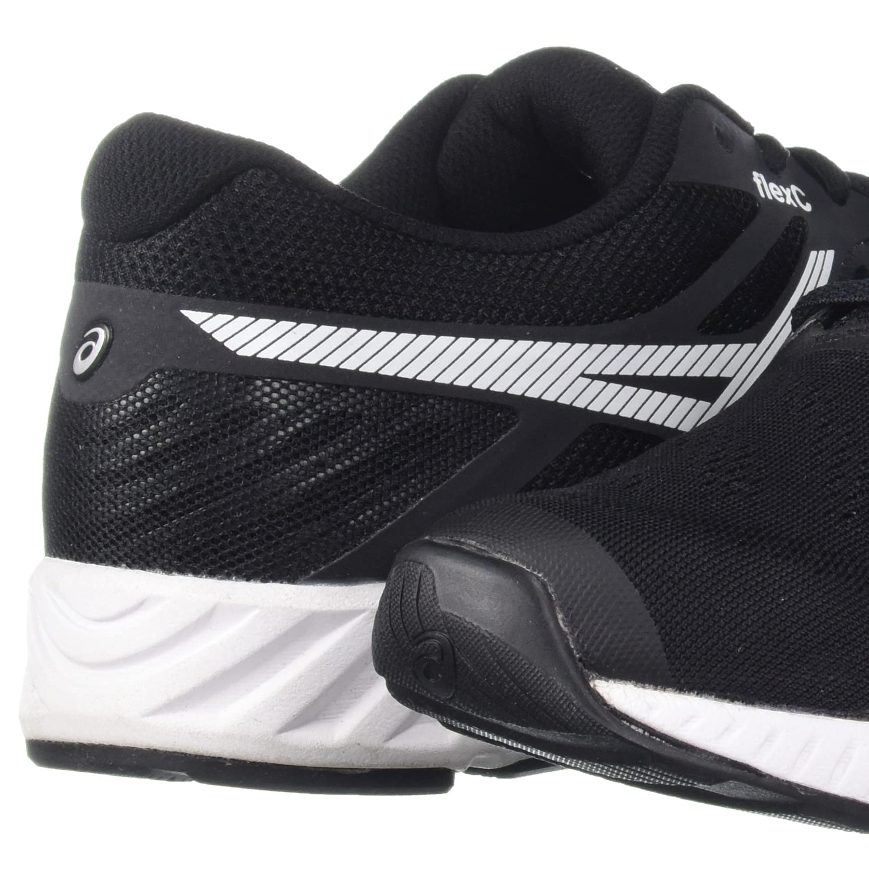 ASICS Mens FLEXC Black/White Sneaker - 6 UK (1201A275.001) 3