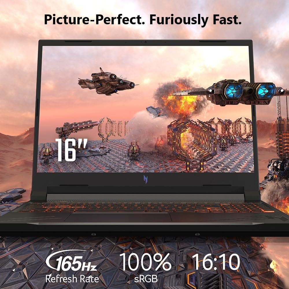 acer Nitro V 16 Gaming Laptop, AMD Ryzen 7 8845HS Octa-Core, NVIDIA GeForce RTX 4060 Laptop, 64GB DDR5 RAM, 1TB SSD, 16" WUXGA 165Hz, Wi-Fi 6E, Backlit KB, with Lifetime Office Pro & Windows 11 Pro 4