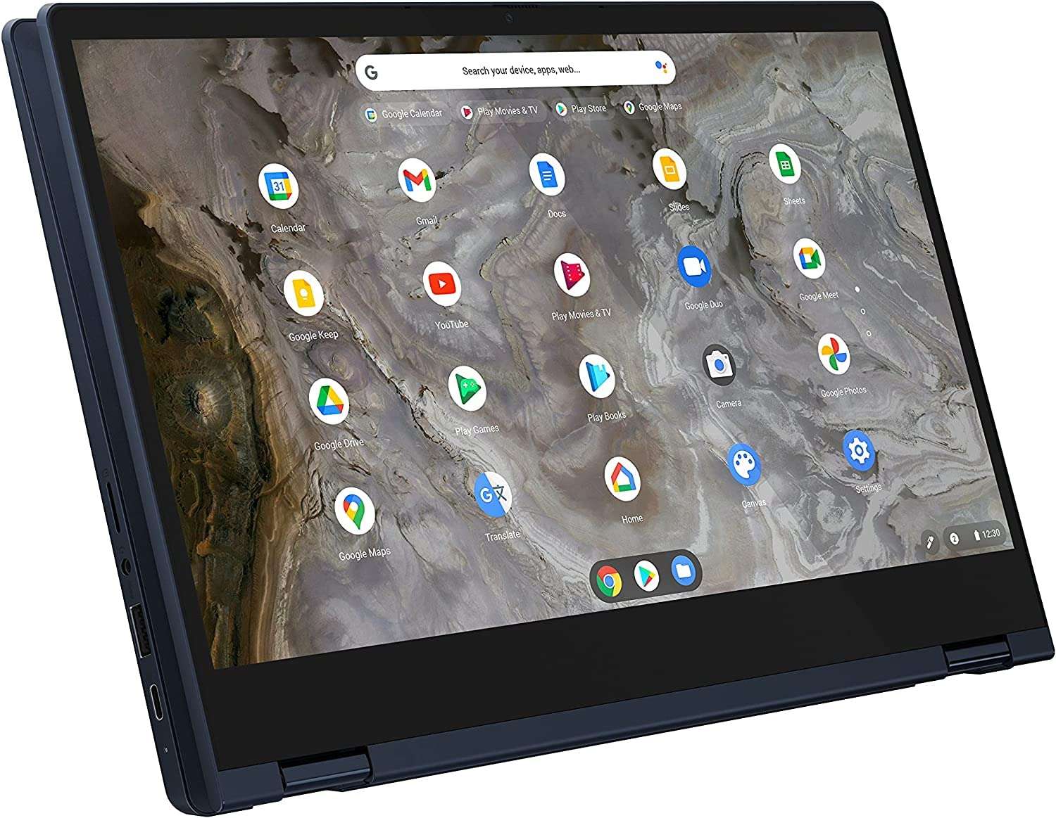 Lenovo Flex 5i 13.3" FHD Touchscreen 2-in-1 Chromebook, Intel i3-1115G4(Up to 4.1GHz, Beat i5-8250U), 8GB RAM, 320GB Space(64GB eMMC+256GB Card), WiFi6, Bluetooth, Webcam, USB-C, Chrome OS+JVQ 5