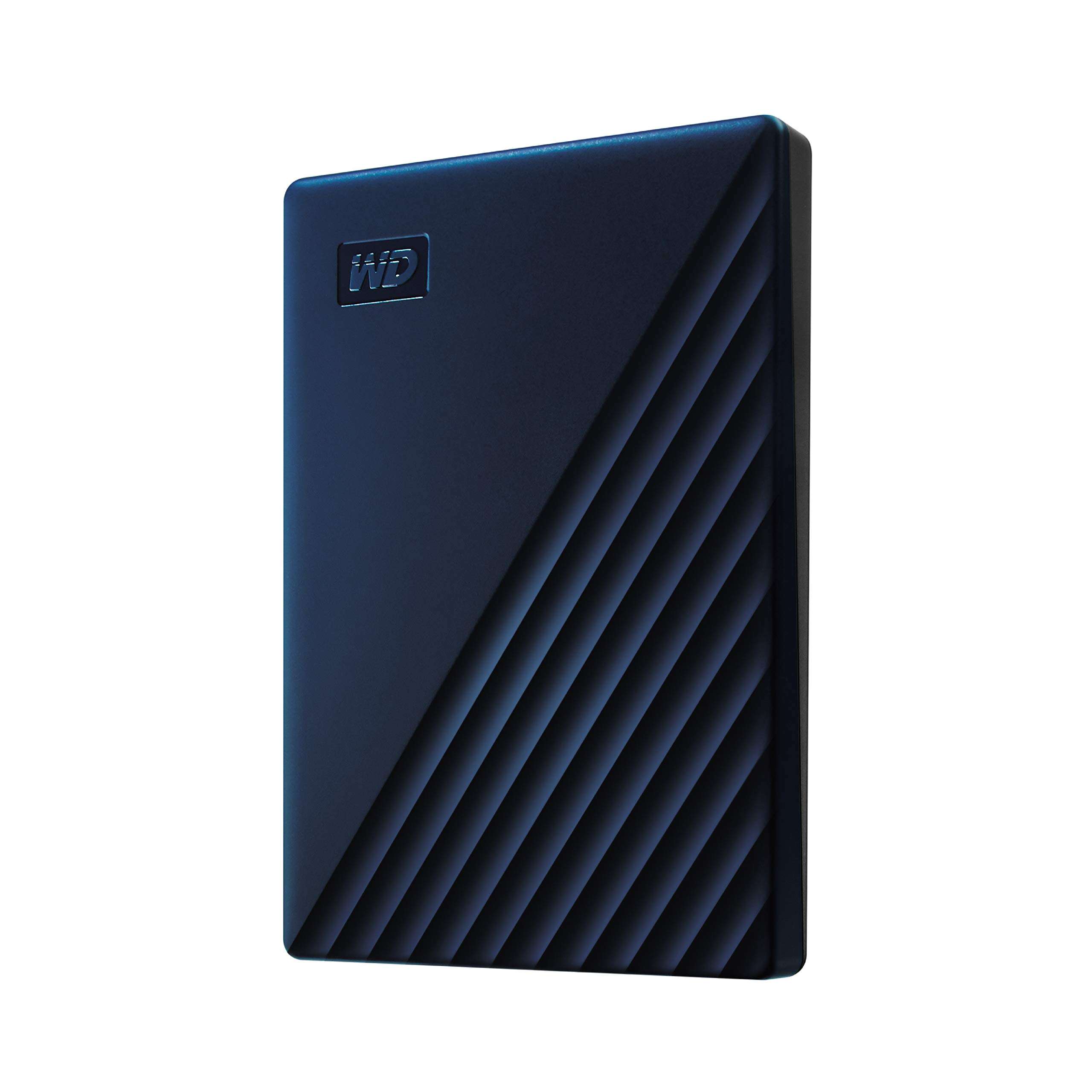 WD My Passport for Mac 2TB External Hard Drive (Mobile Storage, USB-C Enabled, WD Discovery Software, Password Protection, Mac Compatible, Easy to Use) Midnight Blue 1