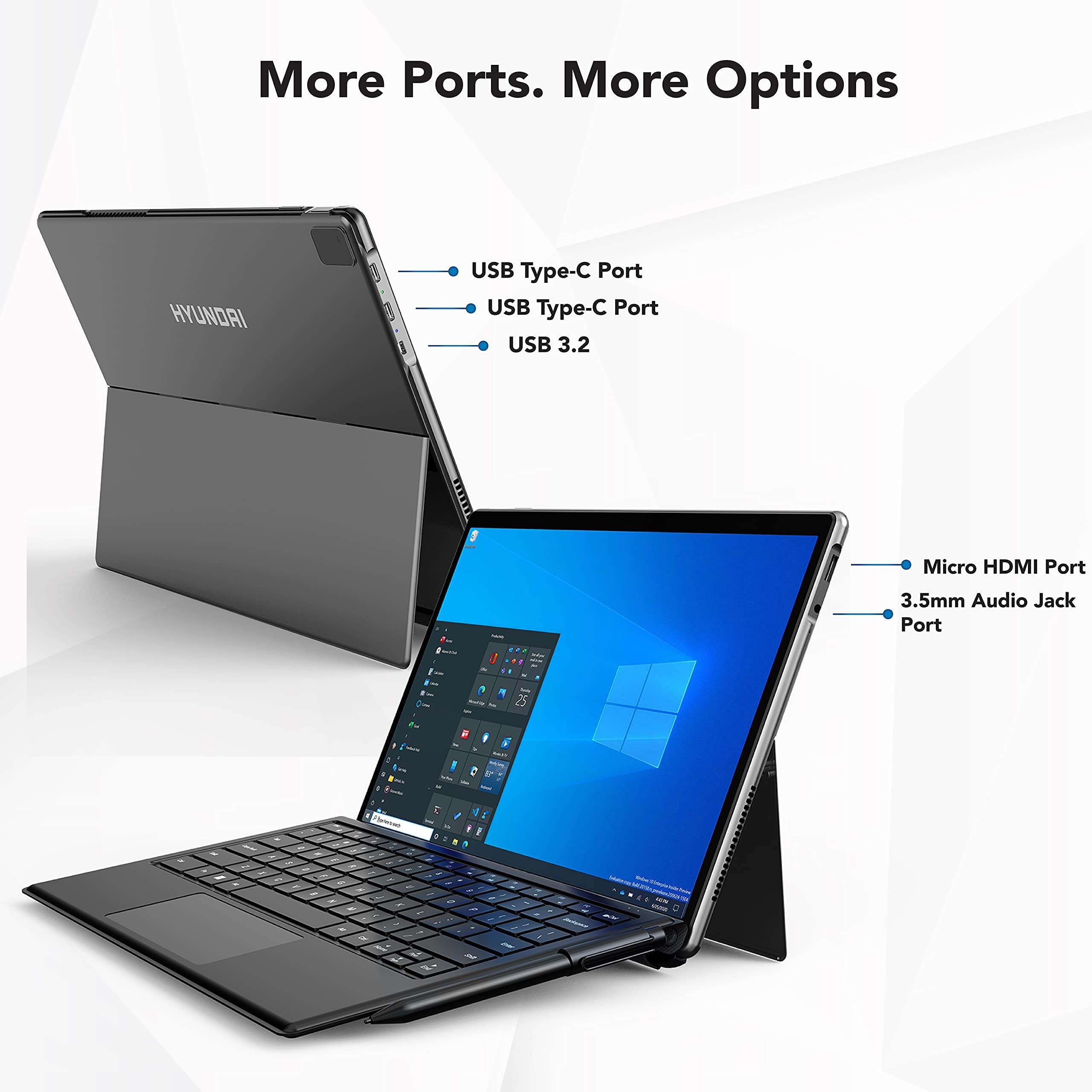 HYbook Pro 2 in 1 Laptop 13.3" FHD IPS, Intel i7 12th Gen, 32GB RAM, 1TB SSD, Windows 10 Pro, English Keyboard and Stylus Pen Included 4