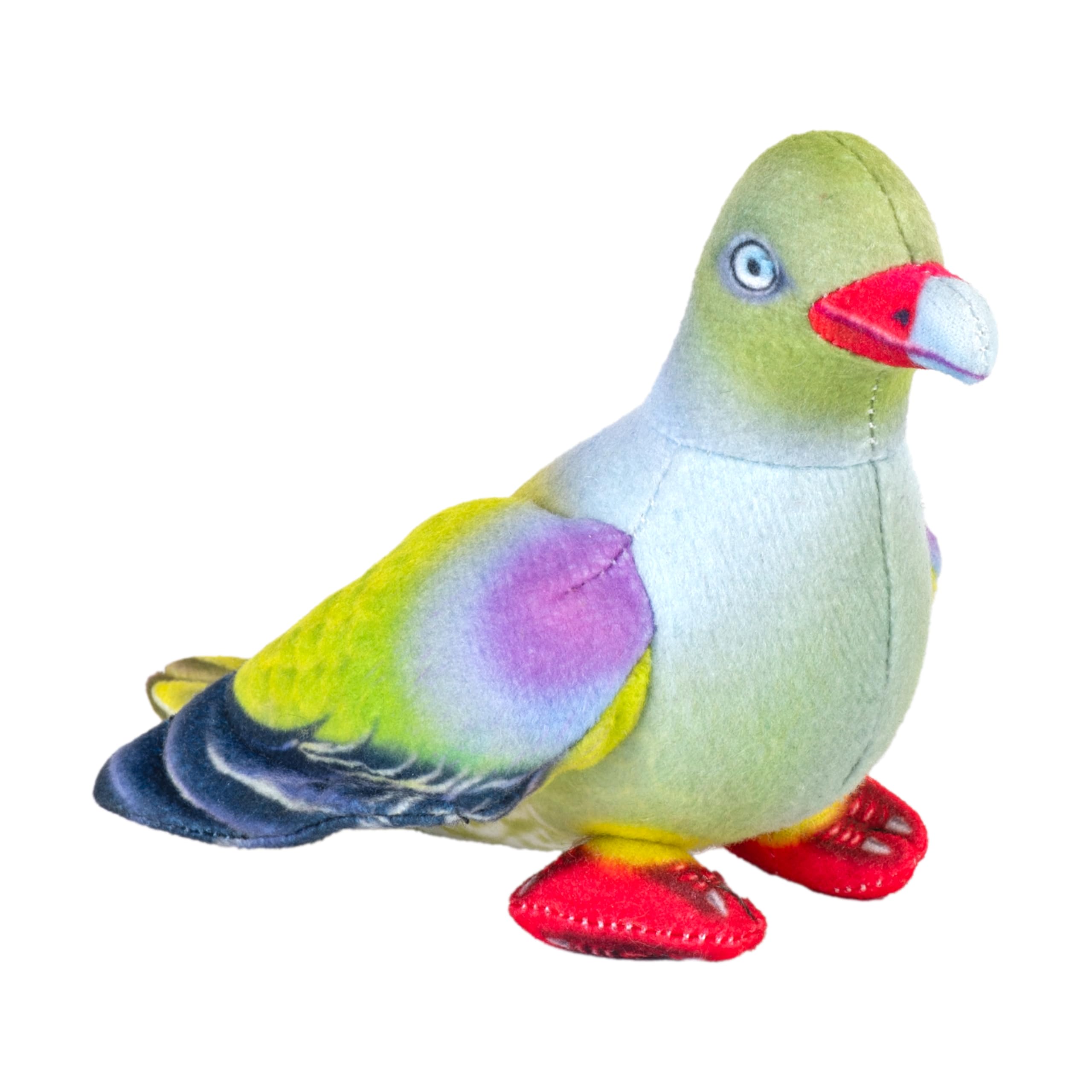 Wild Republic Rainforest African Green Pigeon, Stuffed Animal, 4.5 inch, Plush Toy, Fill is Spun Recycled Water Bottles 1