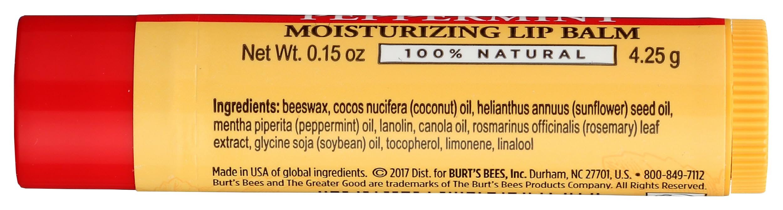 BURTS BEES Peppermint Lip Balm, 0.15 OZ 4